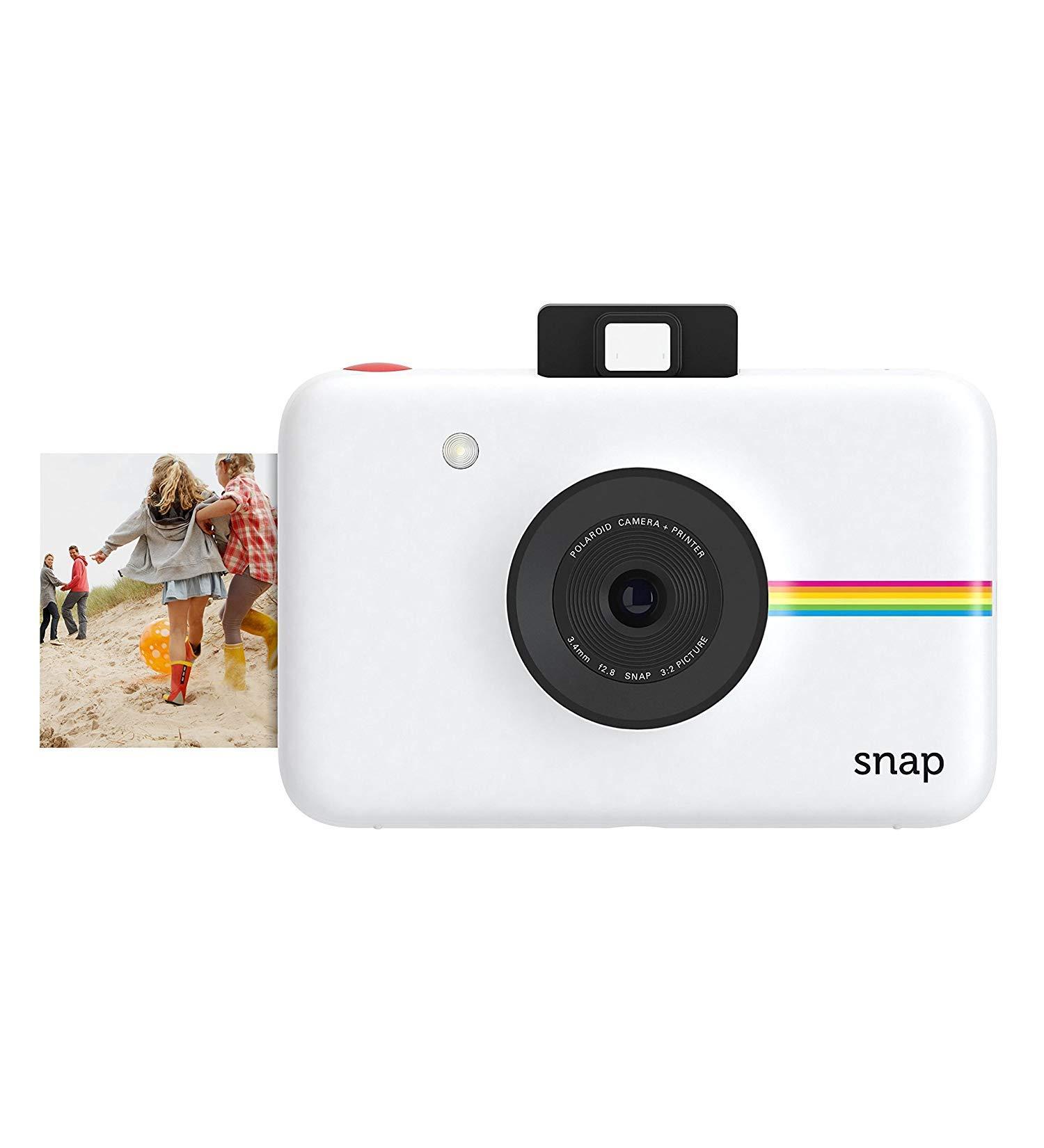 Polaroid Snap Instant Digital Camera with ZINK Zero Ink Printing - White Snow - Buy Online on SooperMarket.com