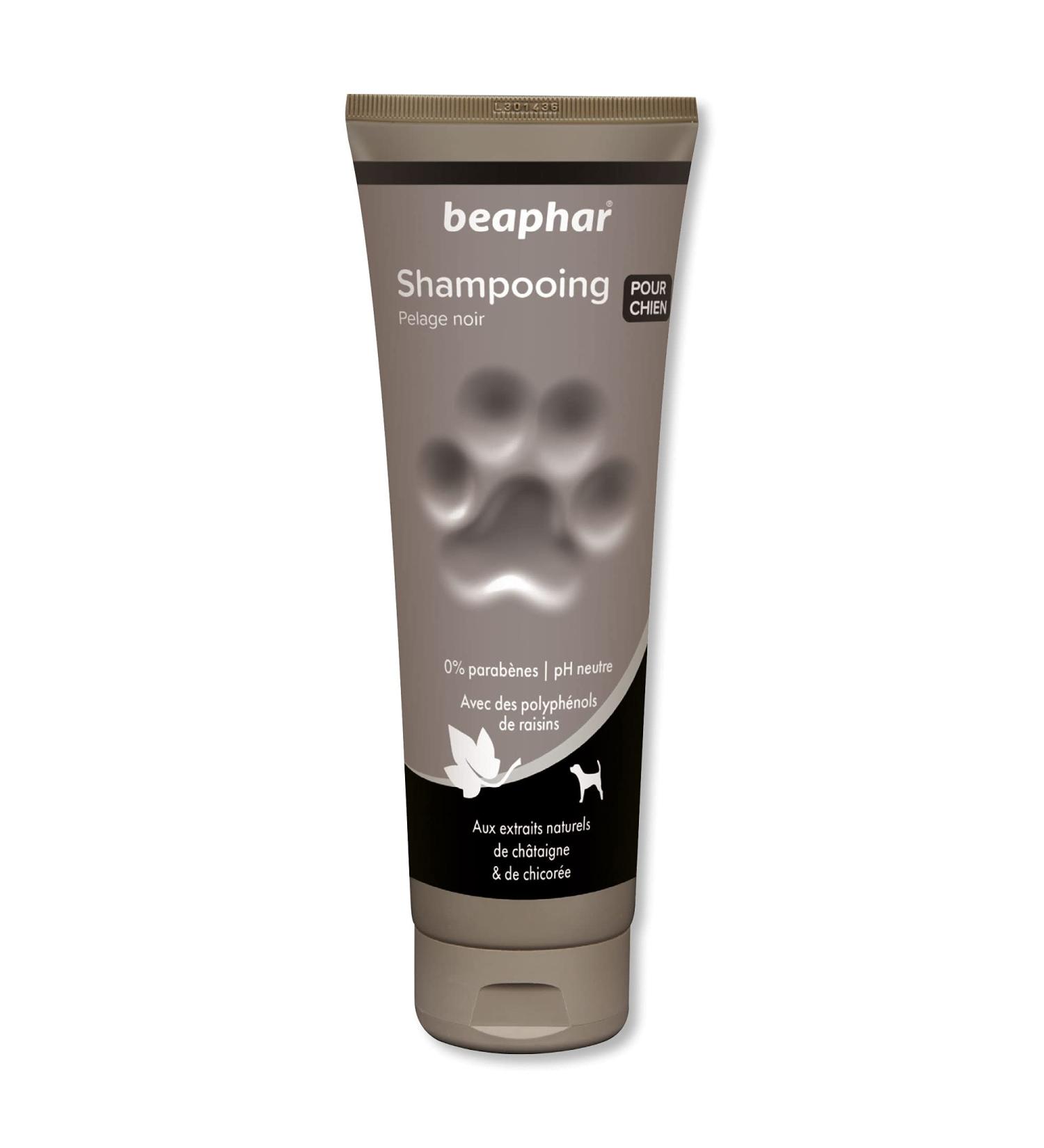 Beaphar High Cosmetic Shampoo for Dogs - 250ml Black & Dark Hair Care | International Shipping - Buy Online on SooperMarket.com