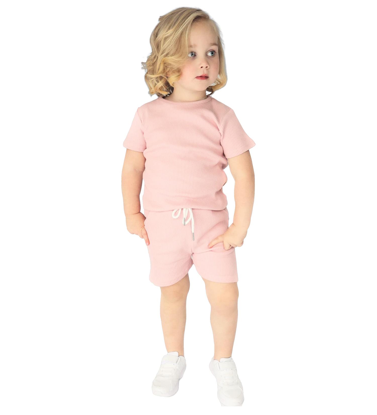 DreamBuy Ribbed Pyjama Tracksuit | Unisex Boys & Girls 1-2 Years | Cotton Candy Color | Baby, Women, Men Loungewear - Buy Online on SooperMarket.com