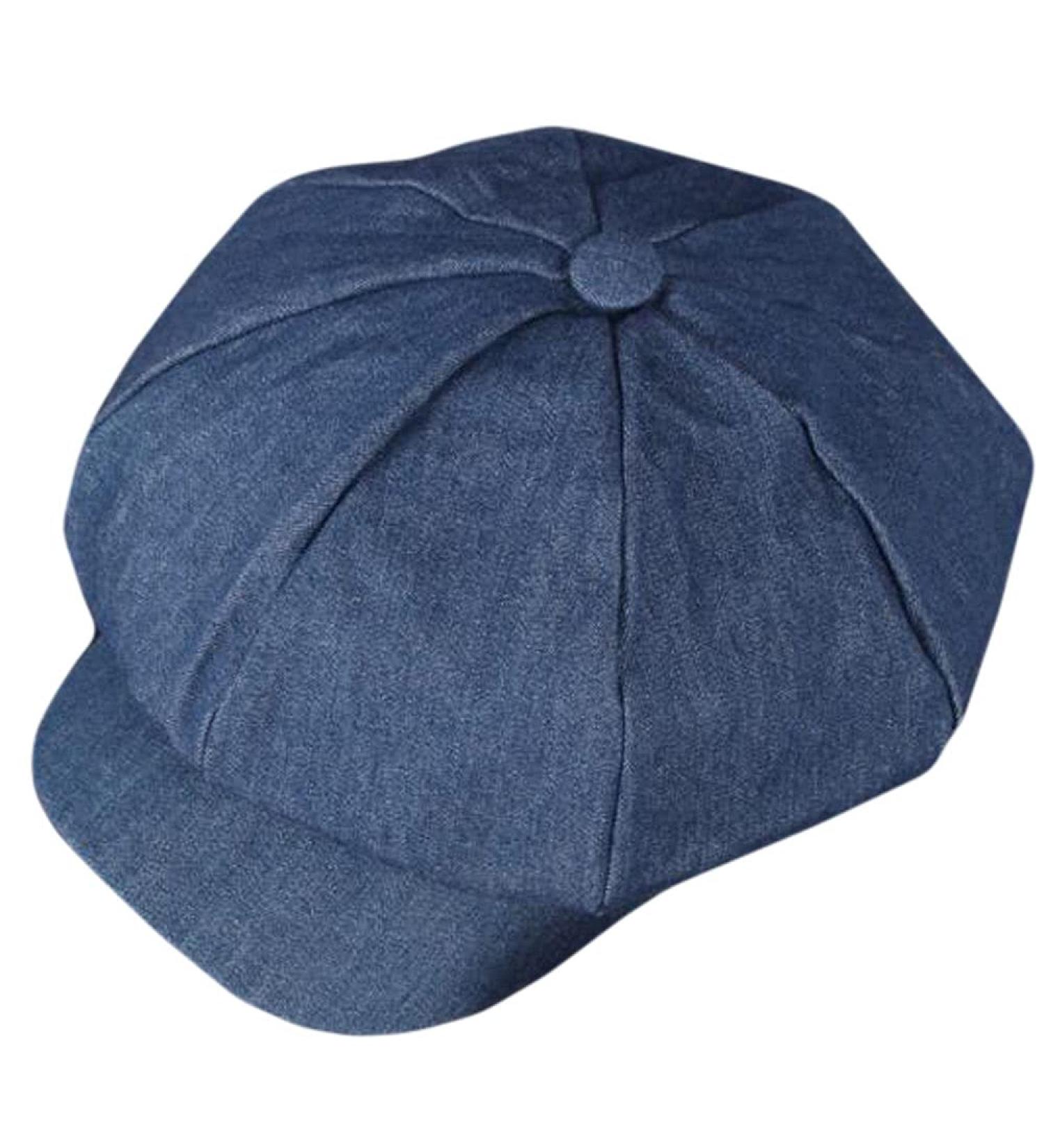 Qunson Women's Vintage Cotton Newsboy Cabbie Cap - Fashionable and Timeless Style - Buy Online on SooperMarket.com