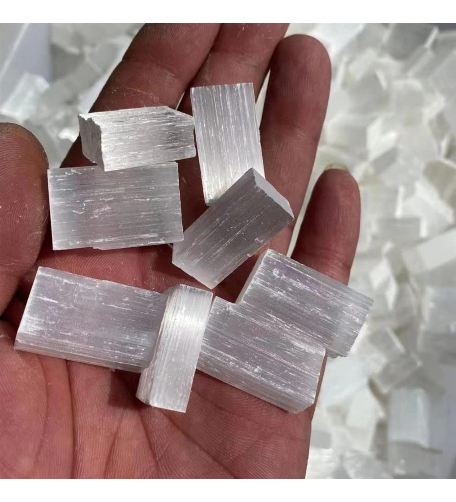 Natural Magic Natural Crushed Stone Fragments White Quartz coarse Stone Gypsum Crushed Stone Natural Stone (Size : 300G) - Buy Online on SooperMarket.com