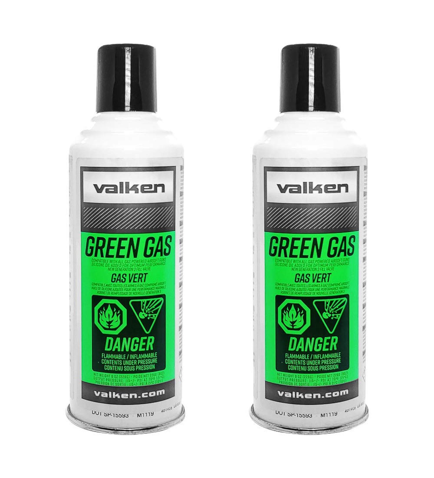 Valken Airsoft Green Gas 2