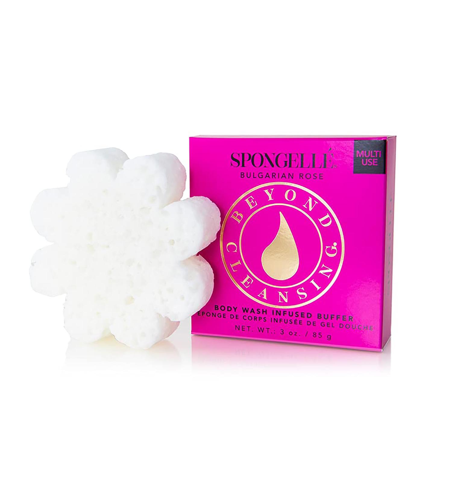 Buy SPONGELL Flower Boxed Bulgarian Rose - 3oz Luxury Body Wash Sponge | International Shipping - Buy Online on SooperMarket.com