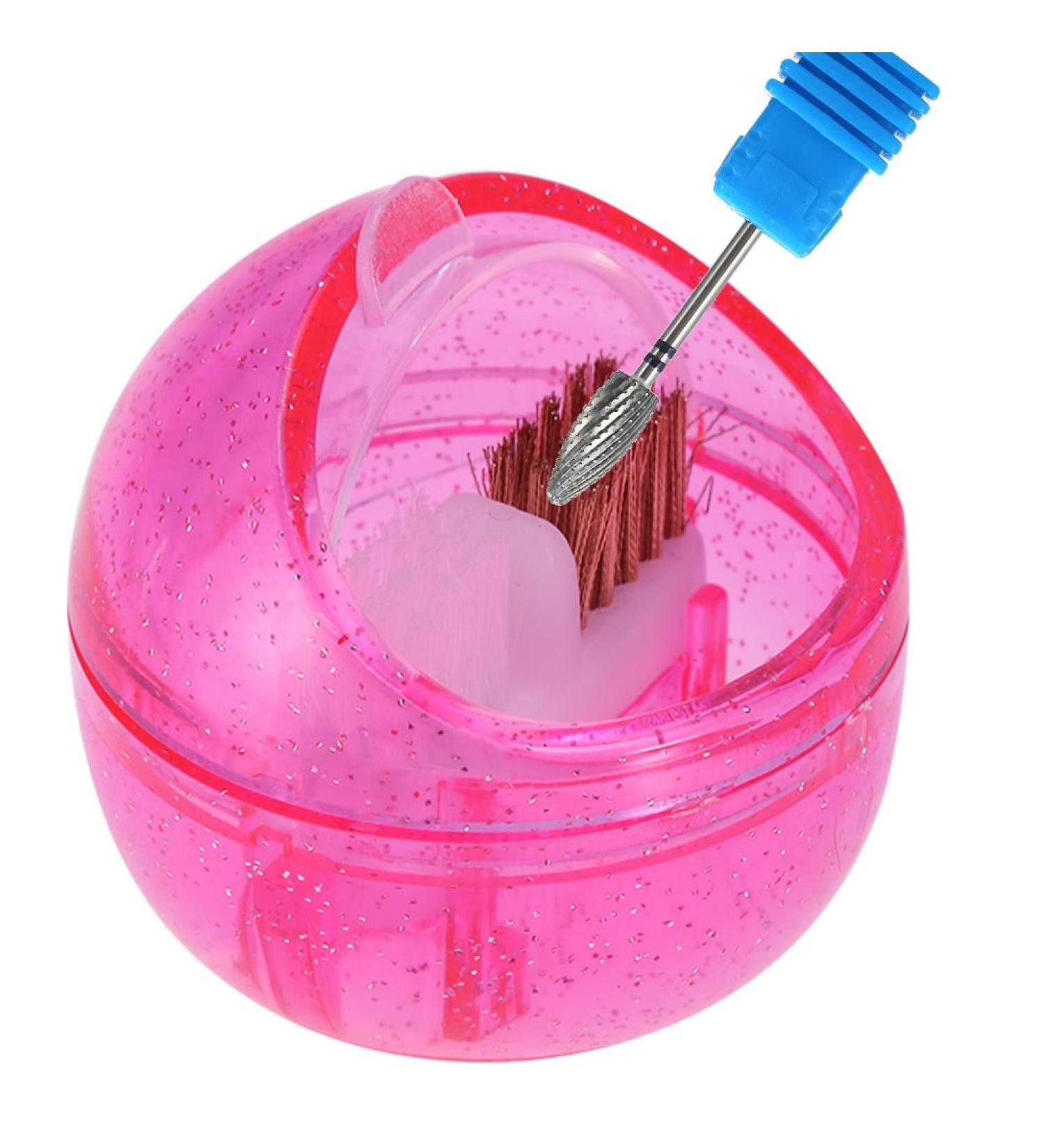 Nail Cleaning Brush Box | Dual Clean Nail Art Drill Head & Polishing Tool Perfect for Dust Removal and Manicure? - Buy Online on SooperMarket.com
