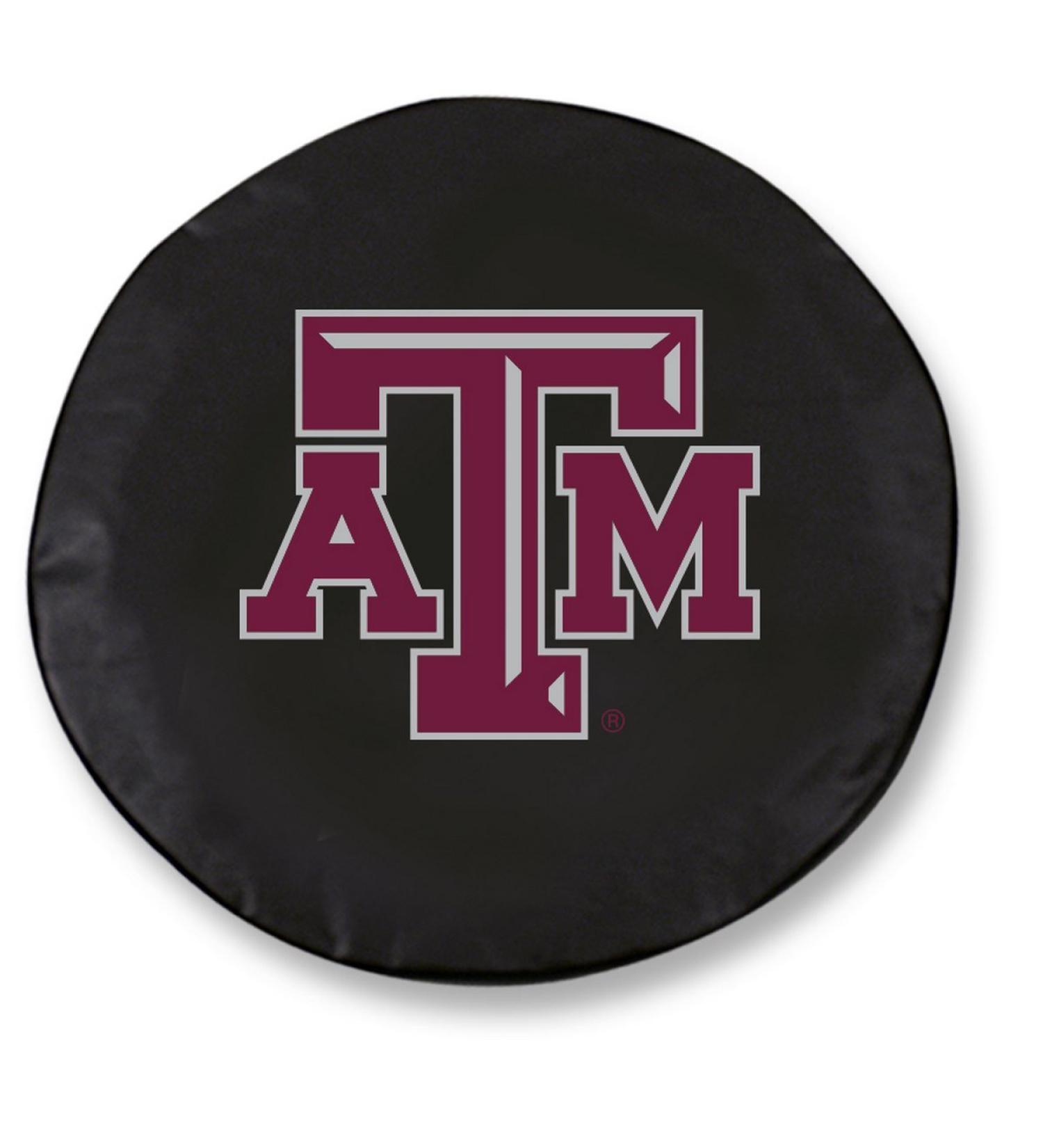 NCAA Texas A&M Aggies Black Tire Cover 29x8 - Officially Licensed - Buy Online on SooperMarket.com