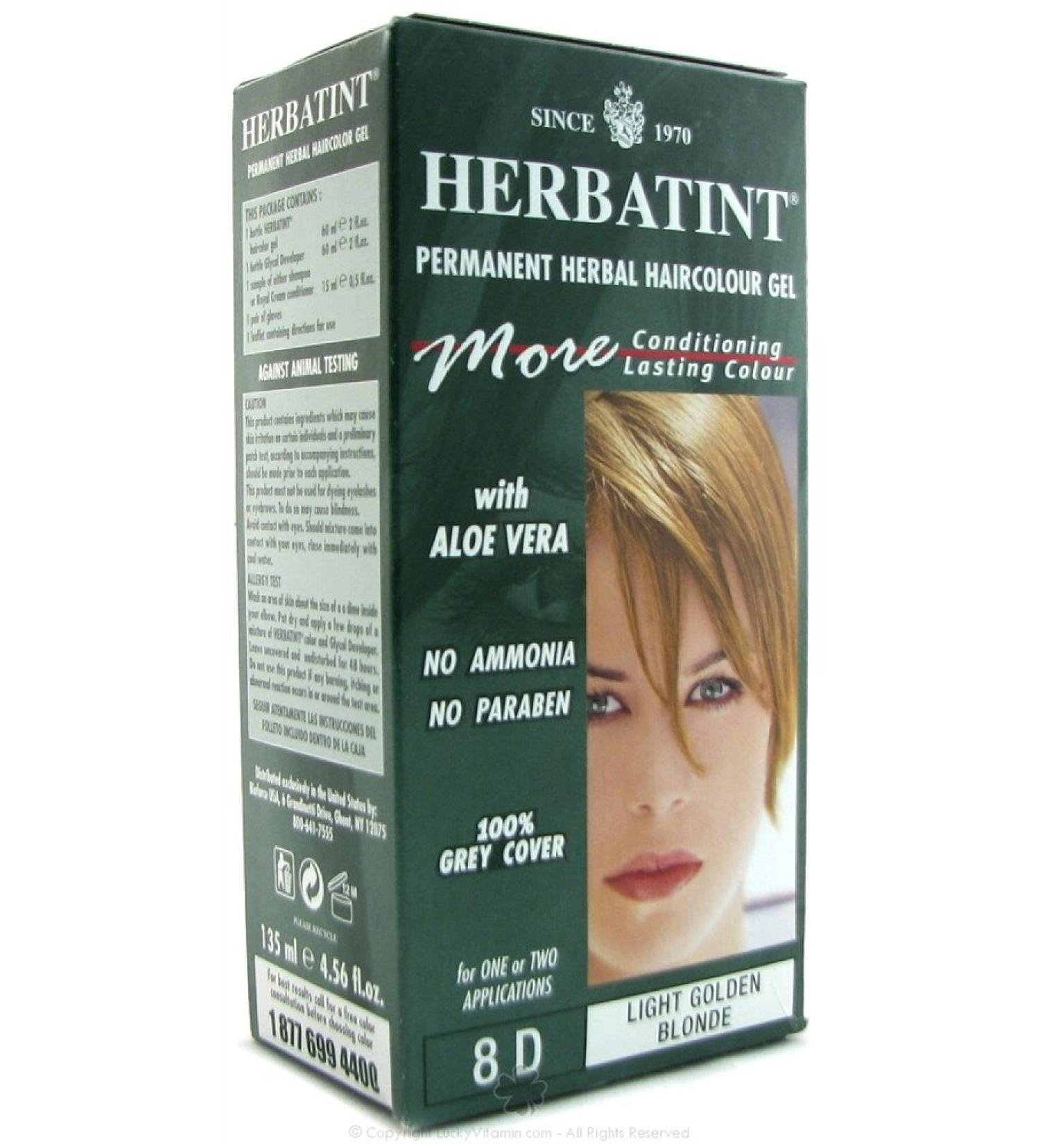 HERBATINT HAIR COLOR 8D LT GLD BLND CT - Buy Online on SooperMarket.com