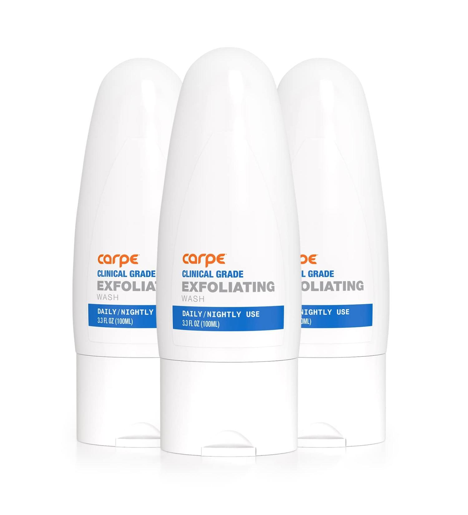Carpe Exfoliating Underarm Scrub - Boost Deodorant Performance | Minty Fresh Armpit Exfoliator for Men & Women (3 Pack 3.3 Fl Oz - Buy Online on SooperMarket.com