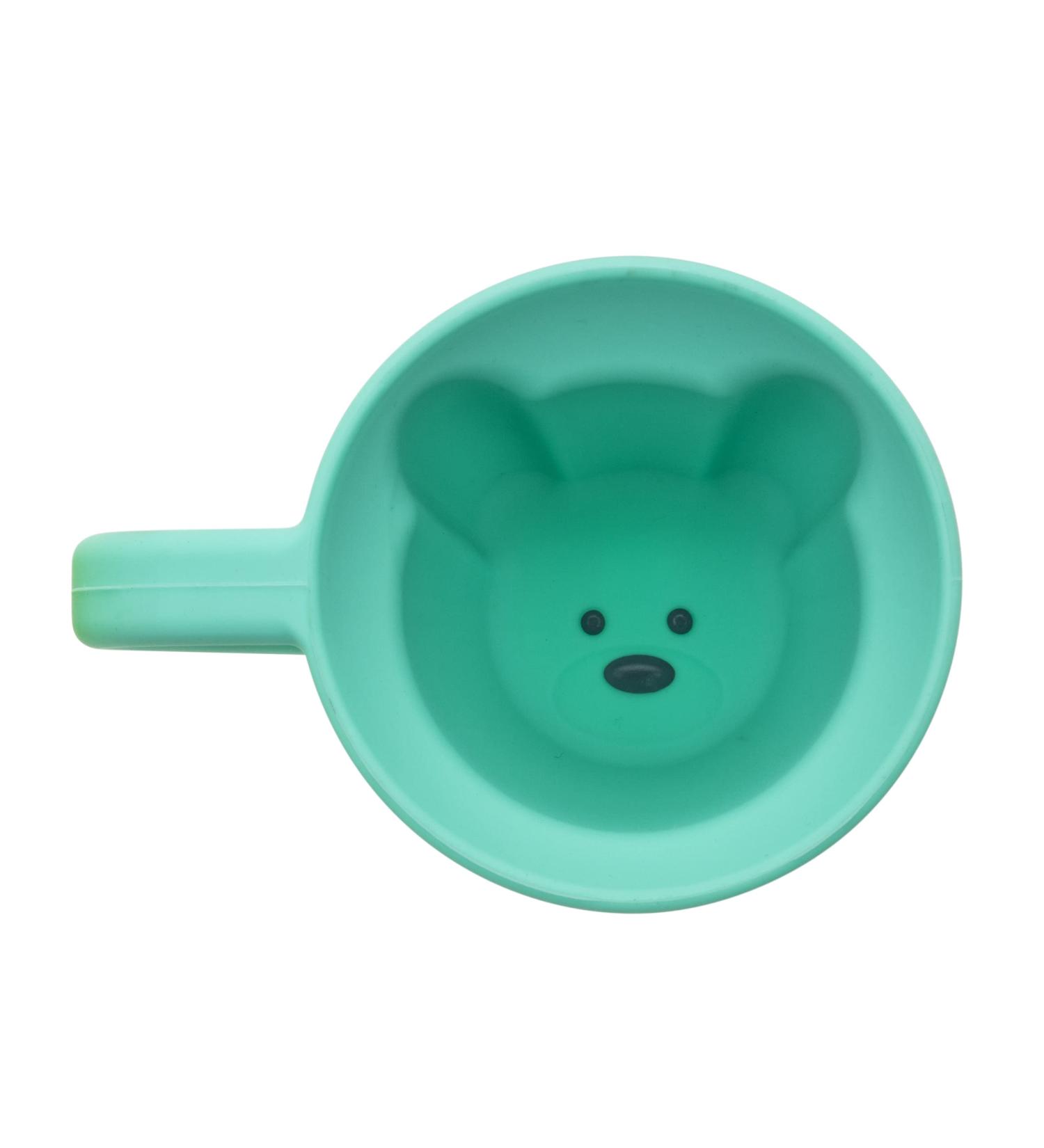Melii Silicone Bear Mug Cup for Toddlers Kids - Blue (1 Pack) - Buy Online on SooperMarket.com