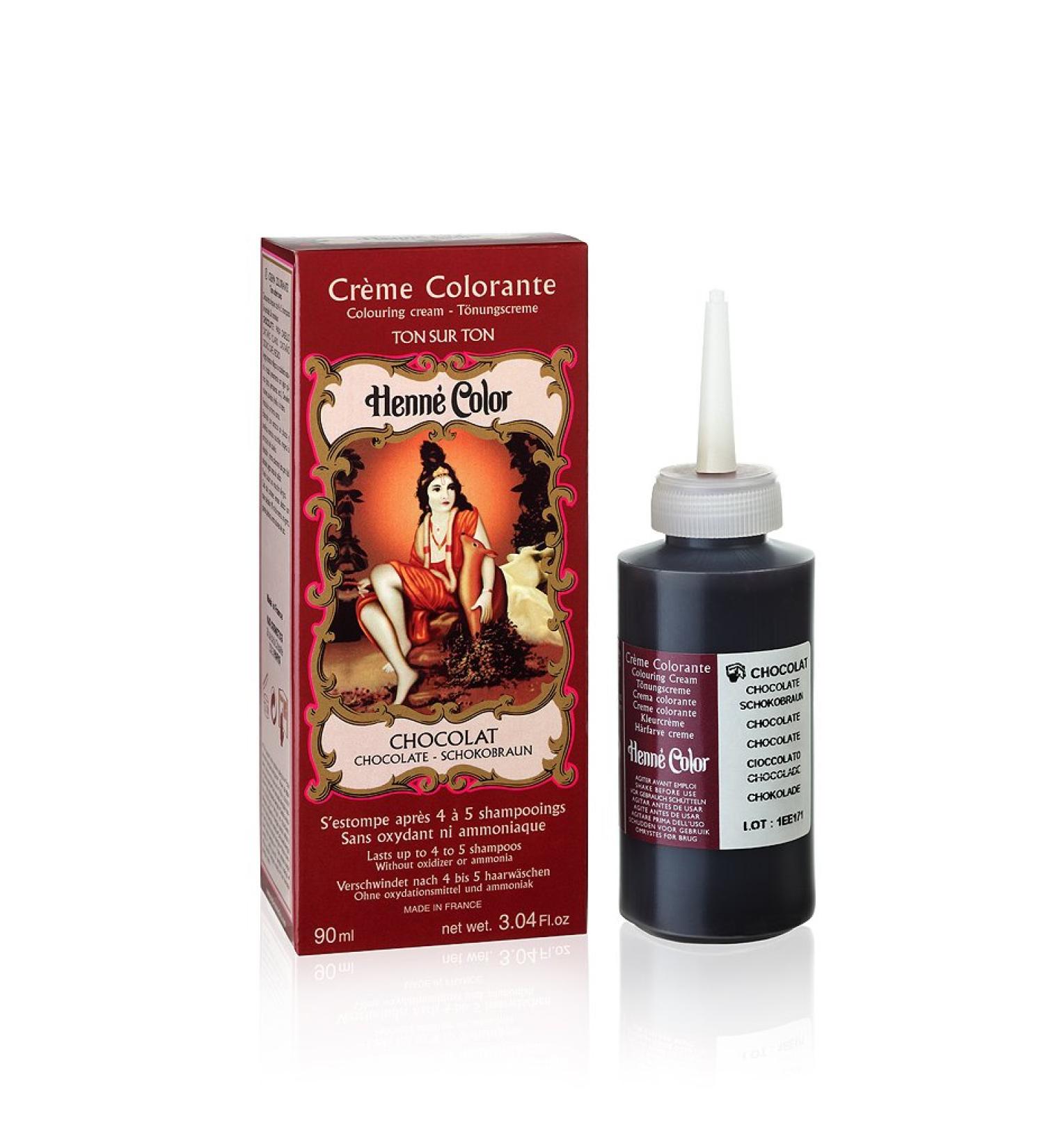 Henne Color Chocolate Henna Hair Colouring Cream 90 ml Ivory - Pack of 1 - Buy Online on SooperMarket.com