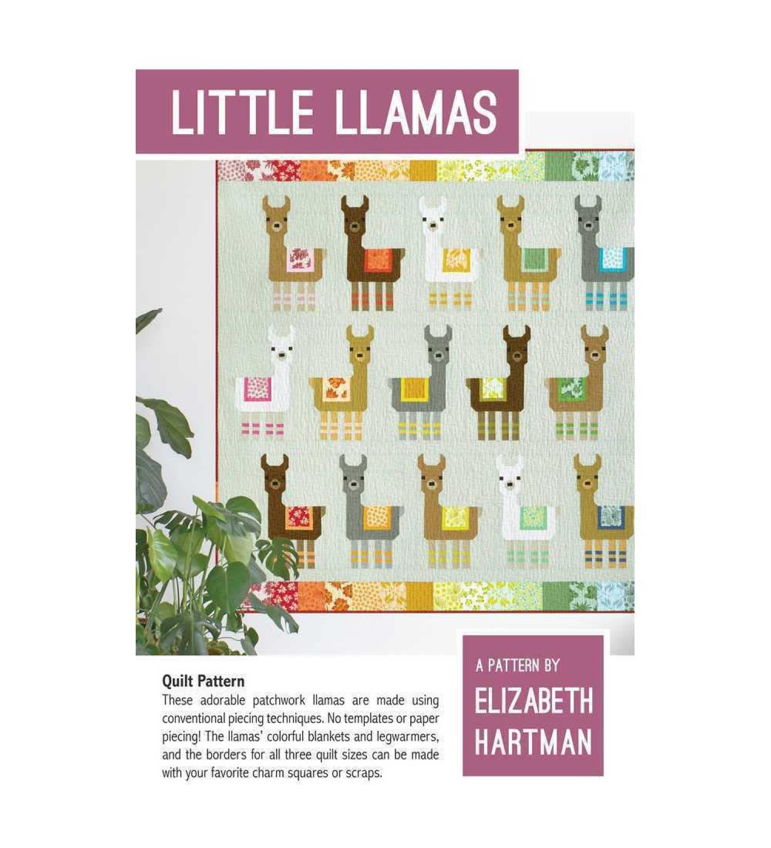 Elizabeth Hartman Little Llamas Pattern - Adorable Quilt Design - Buy Online on SooperMarket.com