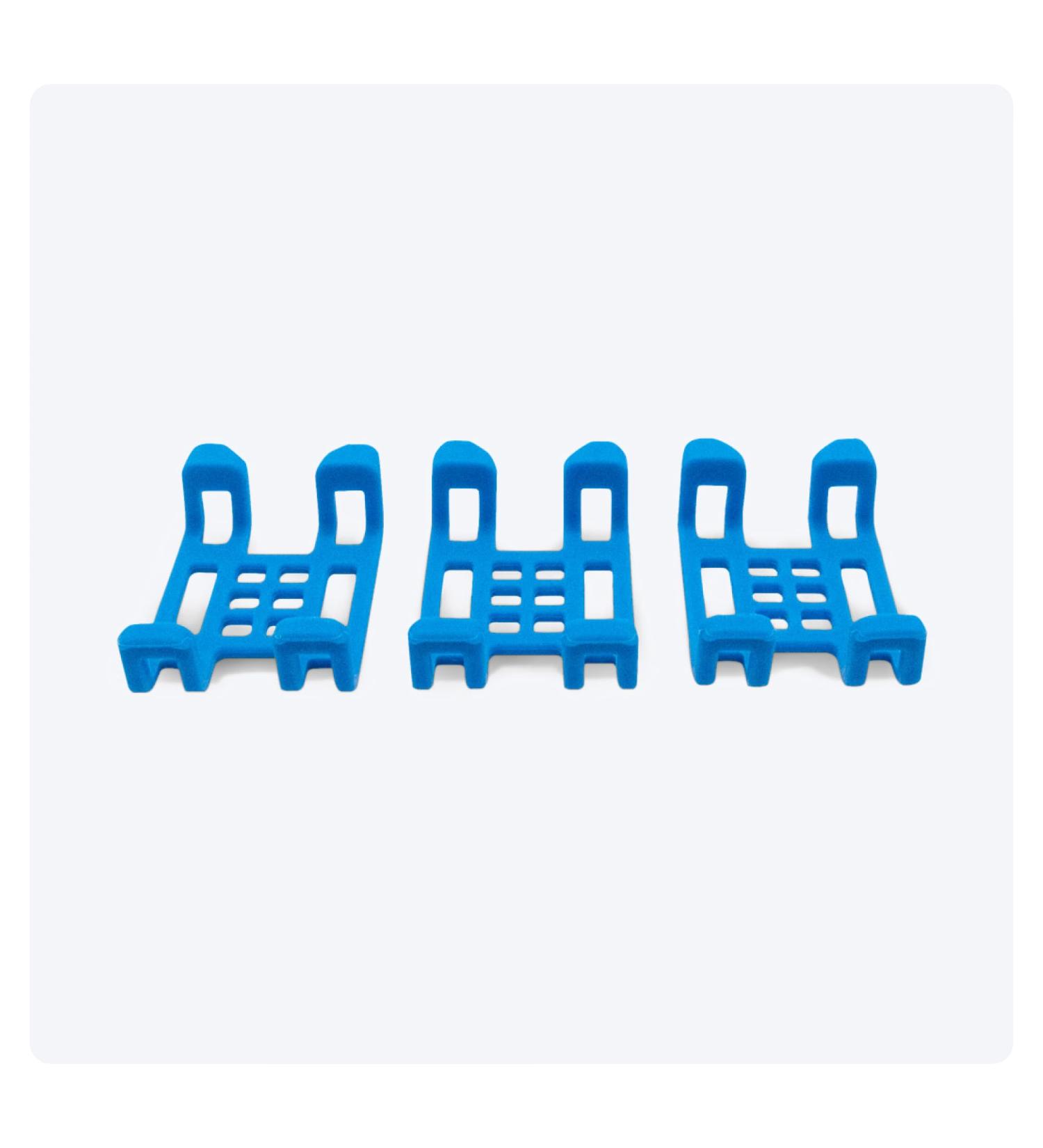 Tractive GPS Tracker for Dogs. Rubber Clips (Extra Large) 1 Piece (Pack of 3) Blue Blue Extra Large