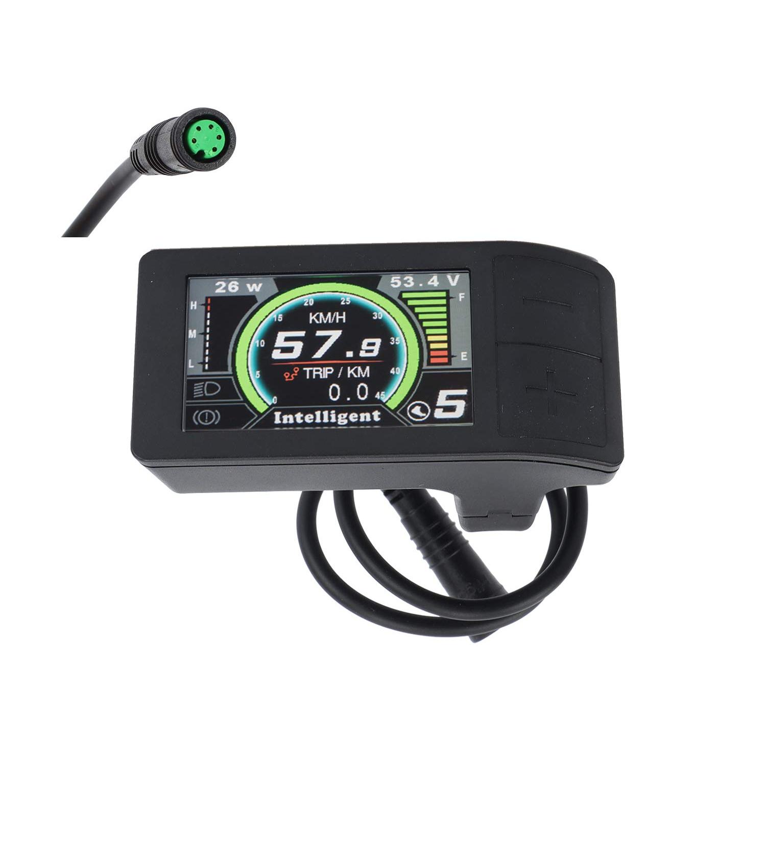 Forbestcy Ebike LCD Display Control Unit Replacement - 500C P850C 860C 750C-ble DPC18 - Backup 5 Pin Female Plug - Bafang BBS01 BBS02 BBSHD Motor Kit - UART Protocol - Buy Online on SooperMarket.com