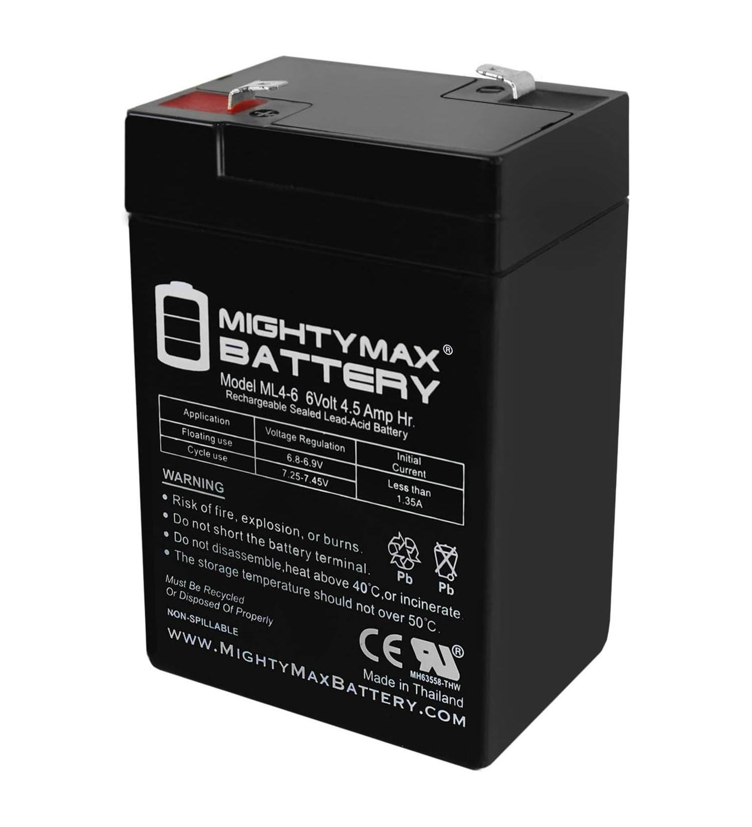 Mighty Max Battery 6V 4.5AH Replacement for Oracle FS645 - Durable & Reliable International Shipping - Buy Online on SooperMarket.com