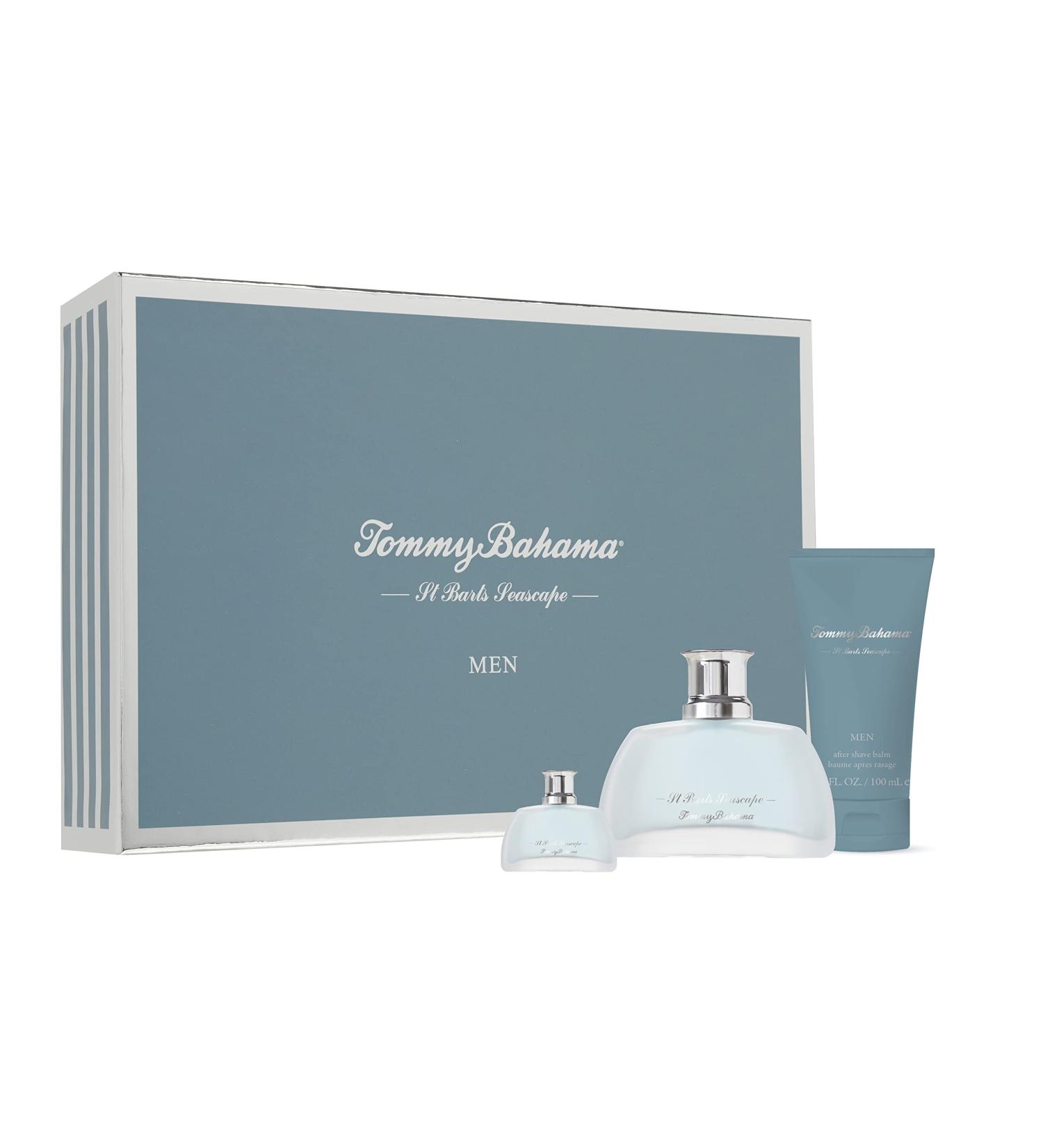 Tommy Bahama St. Bart's Seascape Eau de Cologne for Men 3 Pc Set - EDP + Travel Size + After Shave Balm - Buy Online on SooperMarket.com