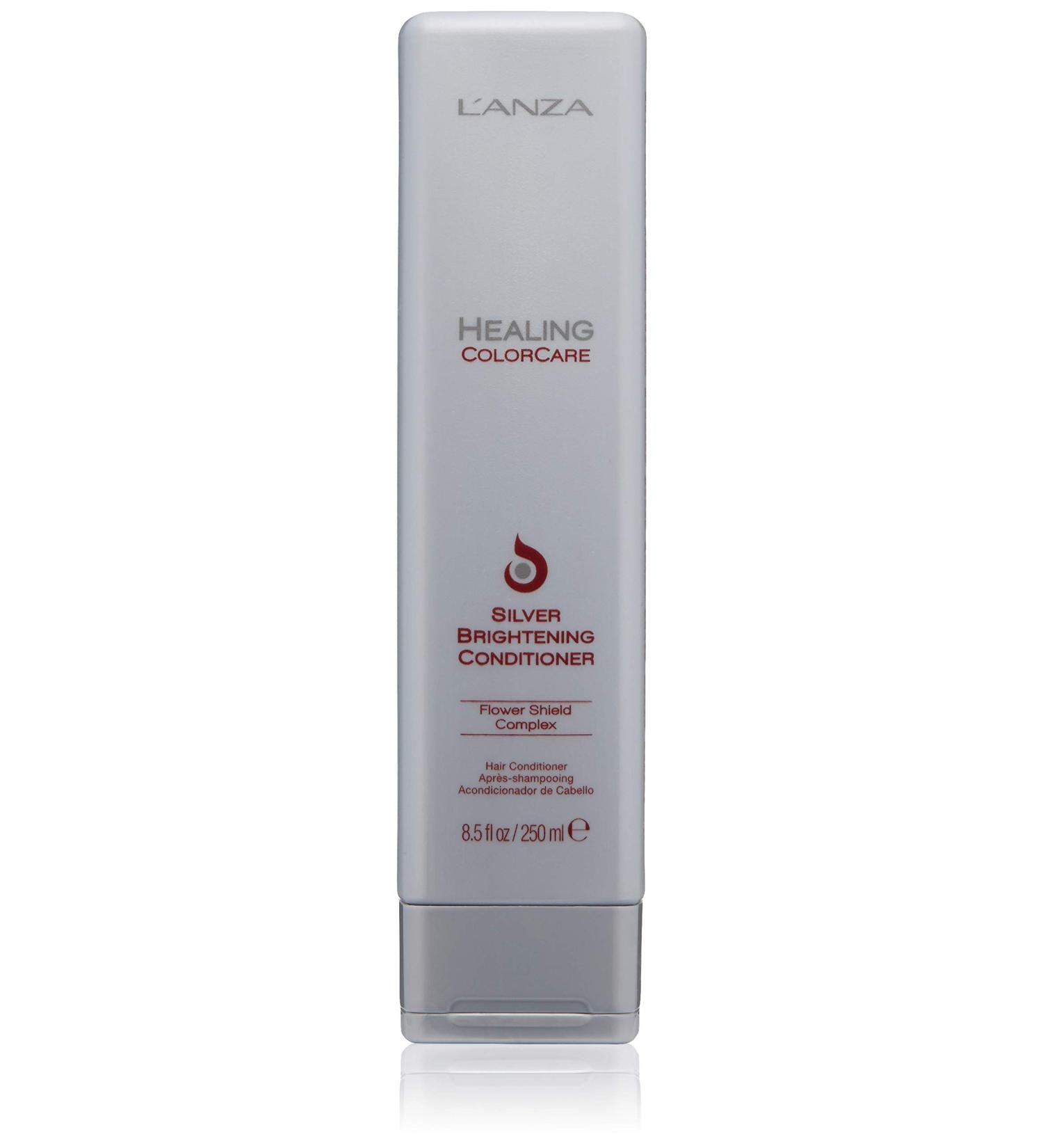 L'ANZA Healing ColorCare Silver Brightening Conditioner - 8.5 Fl Oz - For Silver, Gray, White, Blonde Hair - Controls Warm Tones - Boosts Shine and Brightness - Buy Online on SooperMarket.com