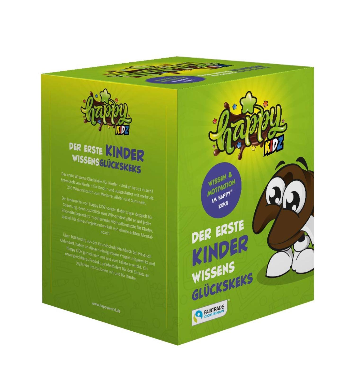 Buy Happy Kidz Chocolate Lucky Biscuits - 10 Pack | Fun & Educational Treats for Kids - International Shipping Available - Buy Online on SooperMarket.com