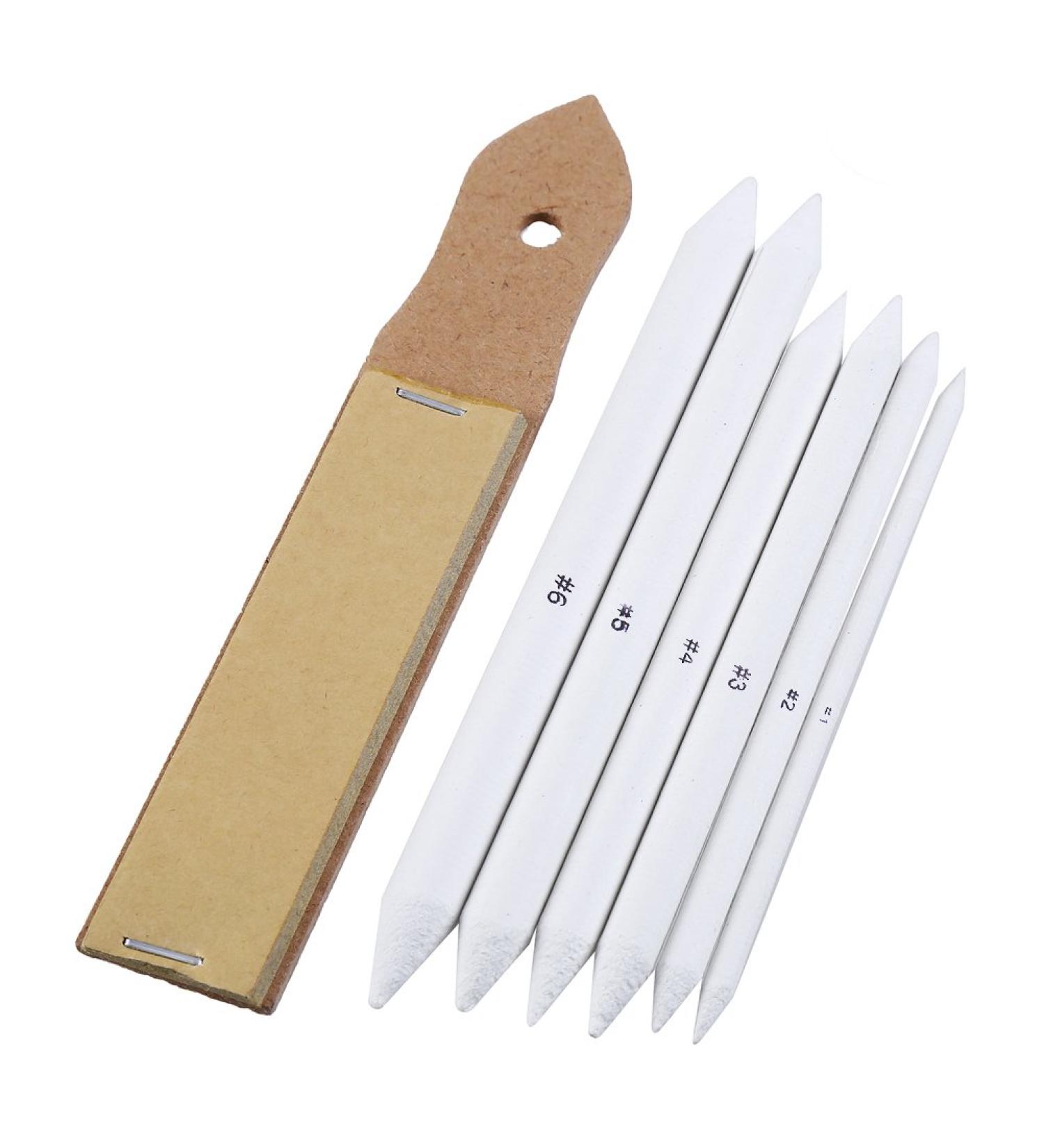 CCINEE Blending Stumps and Torillions Set with Pencil Sharpener - Pack of 7 - Buy Online on SooperMarket.com
