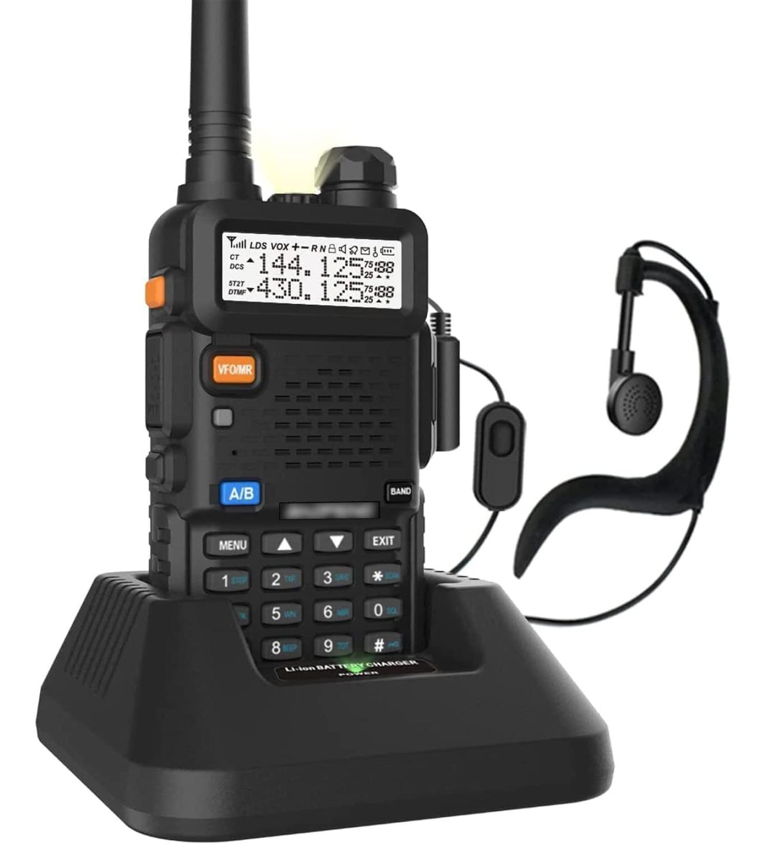 Baofeng UV-5R Dual Band Walkie Talkie Upgrade Version | 144-148/420-450Mhz Ham Two Way Radio - Buy Online on SooperMarket.com