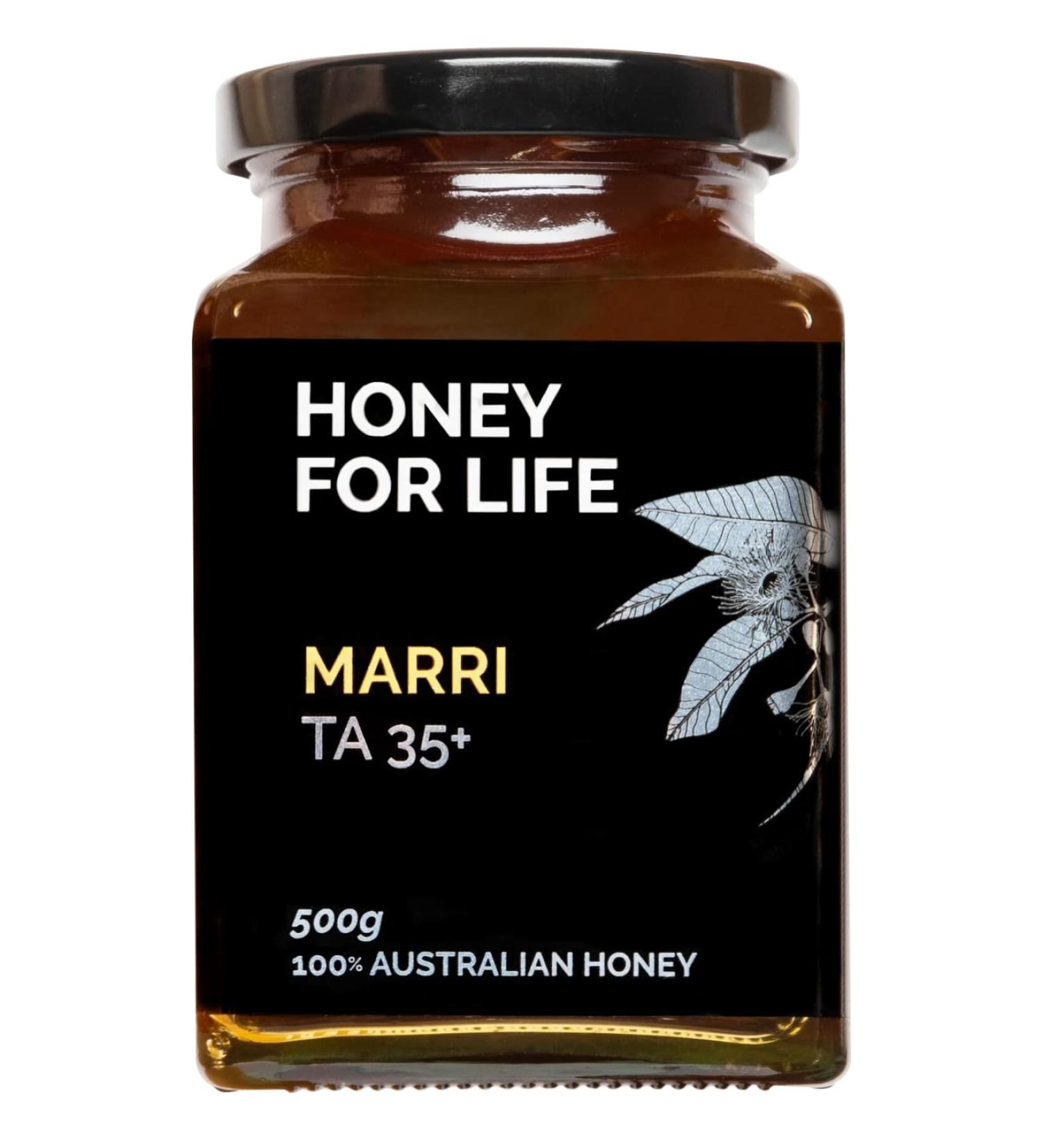 Marri TA35+ / MGO 1125+ Extremely Active Honey - Raw & Unpasteurised (500g) - Buy Online on SooperMarket.com