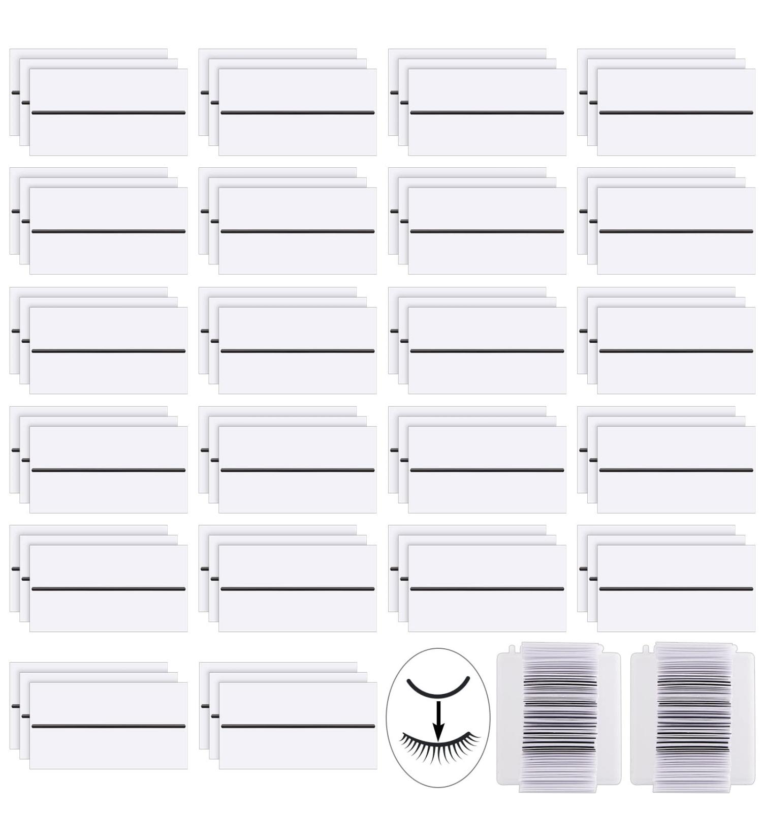 Buy 100 Pieces Self Adhesive Lash Strips & Eyelash Glue - Perfect for False Lashes & Makeup Extensions - International Shipping Available - Buy Online on SooperMarket.com