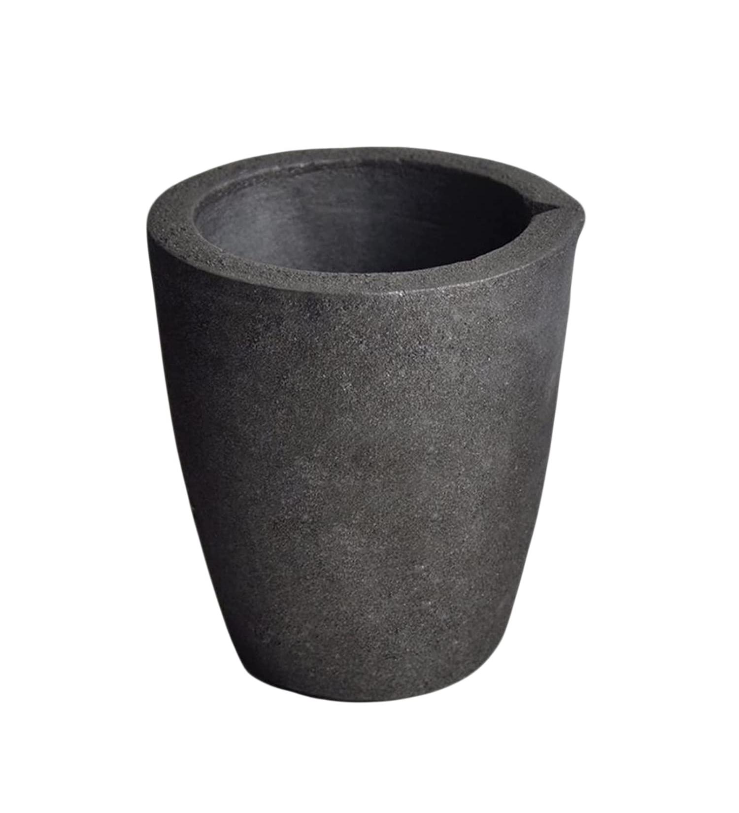 12KG MegaCast Graphite Crucible for Melting Gold, Silver, Copper, Brass, Aluminum - Black Cup Furnace Torch for Casting and Refining - Buy Online on SooperMarket.com