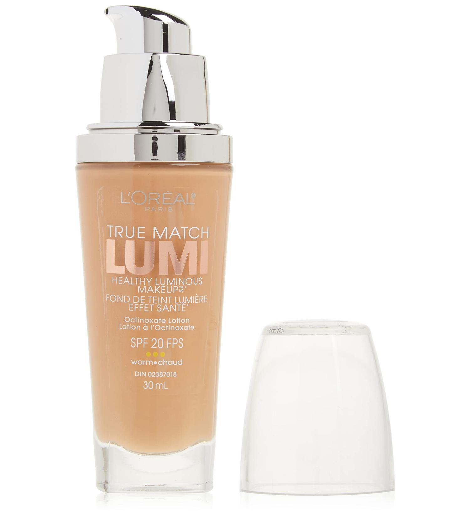 L'Oreal True Match Healthy Luminous Makeup SPF 20 - W4 Natural Beige, 1oz - Buy Online on SooperMarket.com
