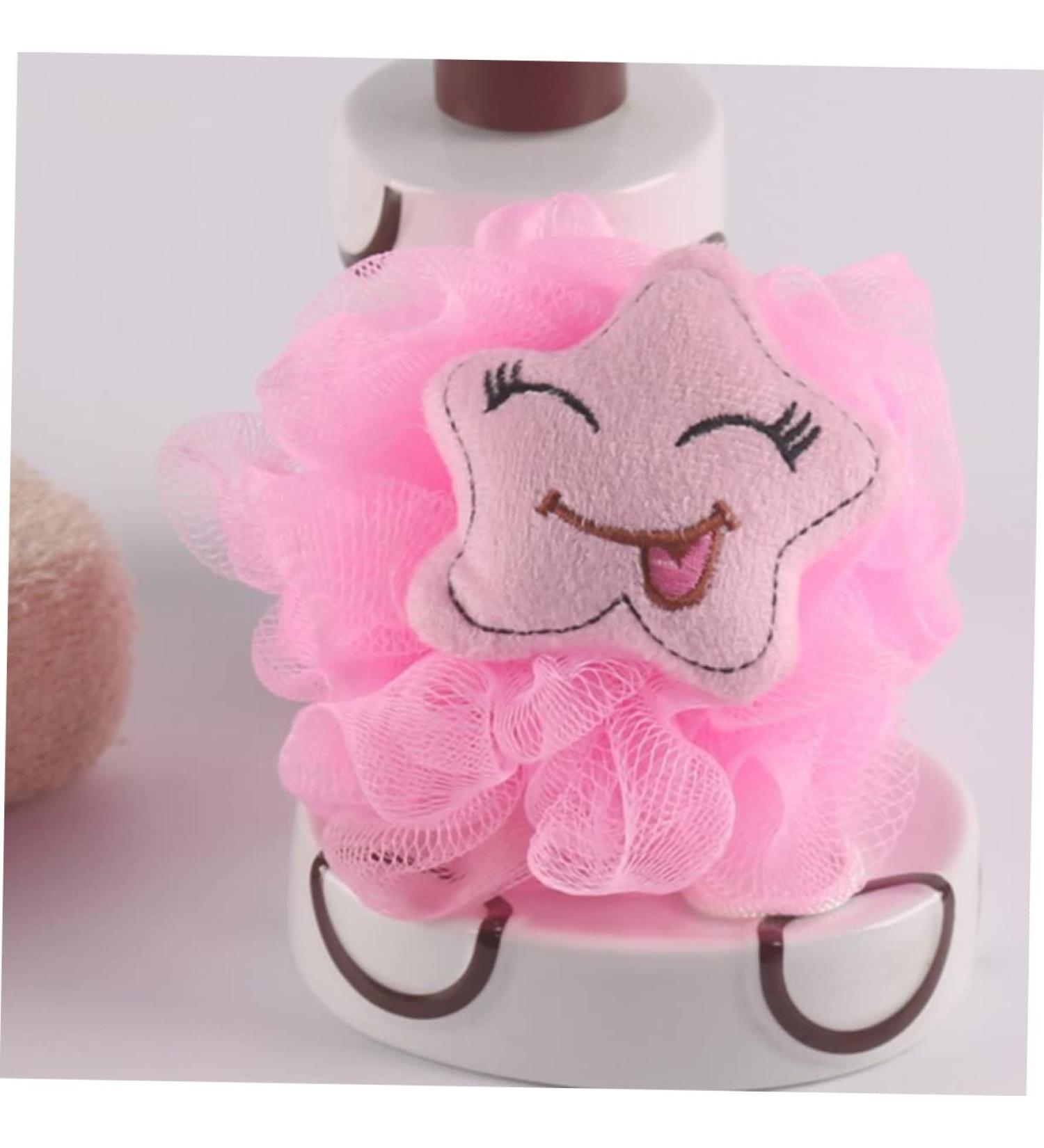 Angoily 5pcs Luffa Sponges - Exfoliating Body Scrubber Puff for Bath & Shower | Loofah Massage Ball Pouf - Buy Online on SooperMarket.com