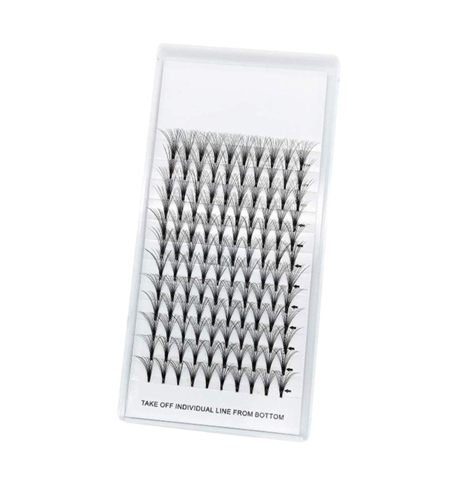 Hannahool Pro 0.07mm 16D C Curl False Eyelashes Cluster 10MM - Volume Fans Extensions - Buy Online on SooperMarket.com