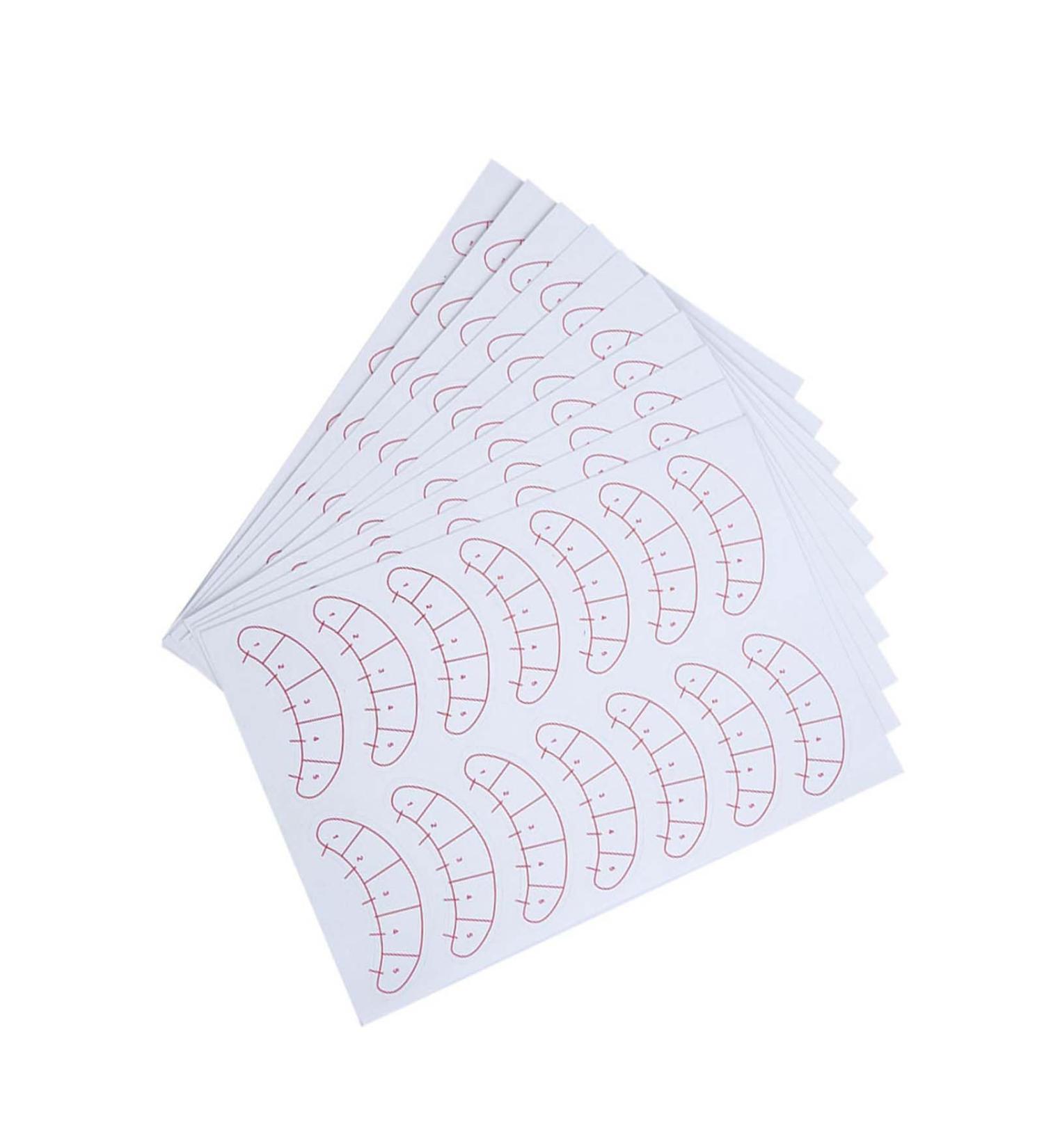 140Pcs Eyelash Sticker Patch Extension Cils Isolation Paper Extensions Utensil Lash Mapping Stickers Wrinkle Pads Patches - Buy Online on SooperMarket.com