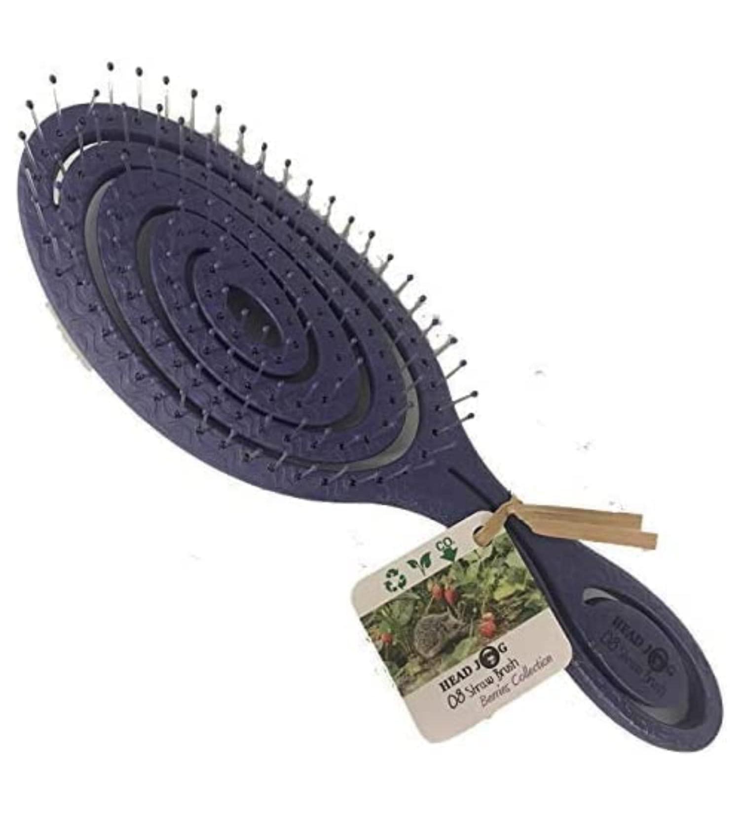 Head Jog 08 Berries Collection - Blueberry Infused Hairbrush - Buy Online on SooperMarket.com
