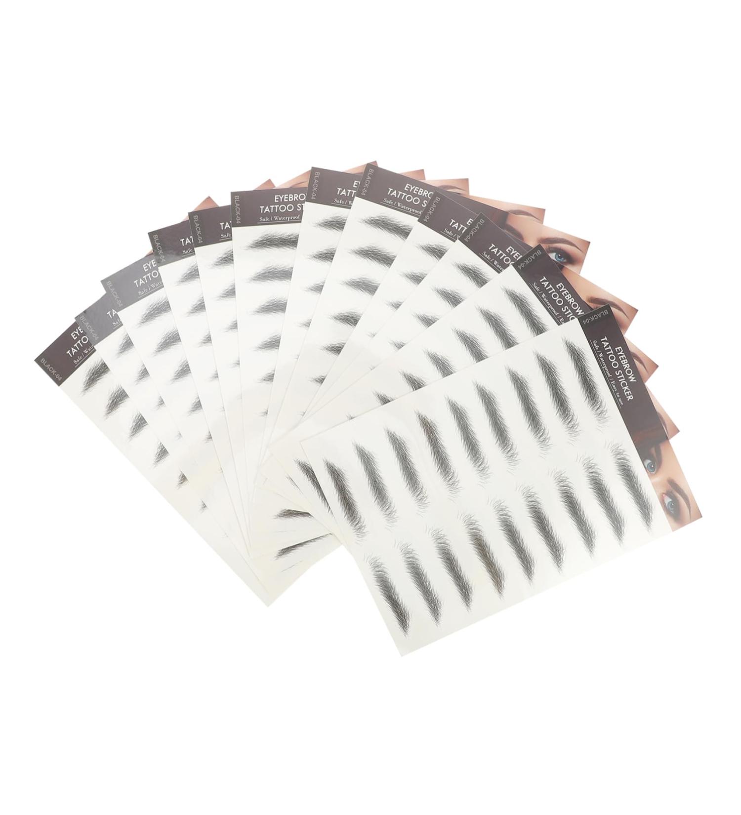 Beavorty 36 pcs eyebrow stickers stickers 4d hair- eyebrows eyebrow tattoo stickers Cejas cosmetic - Buy Online on SooperMarket.com