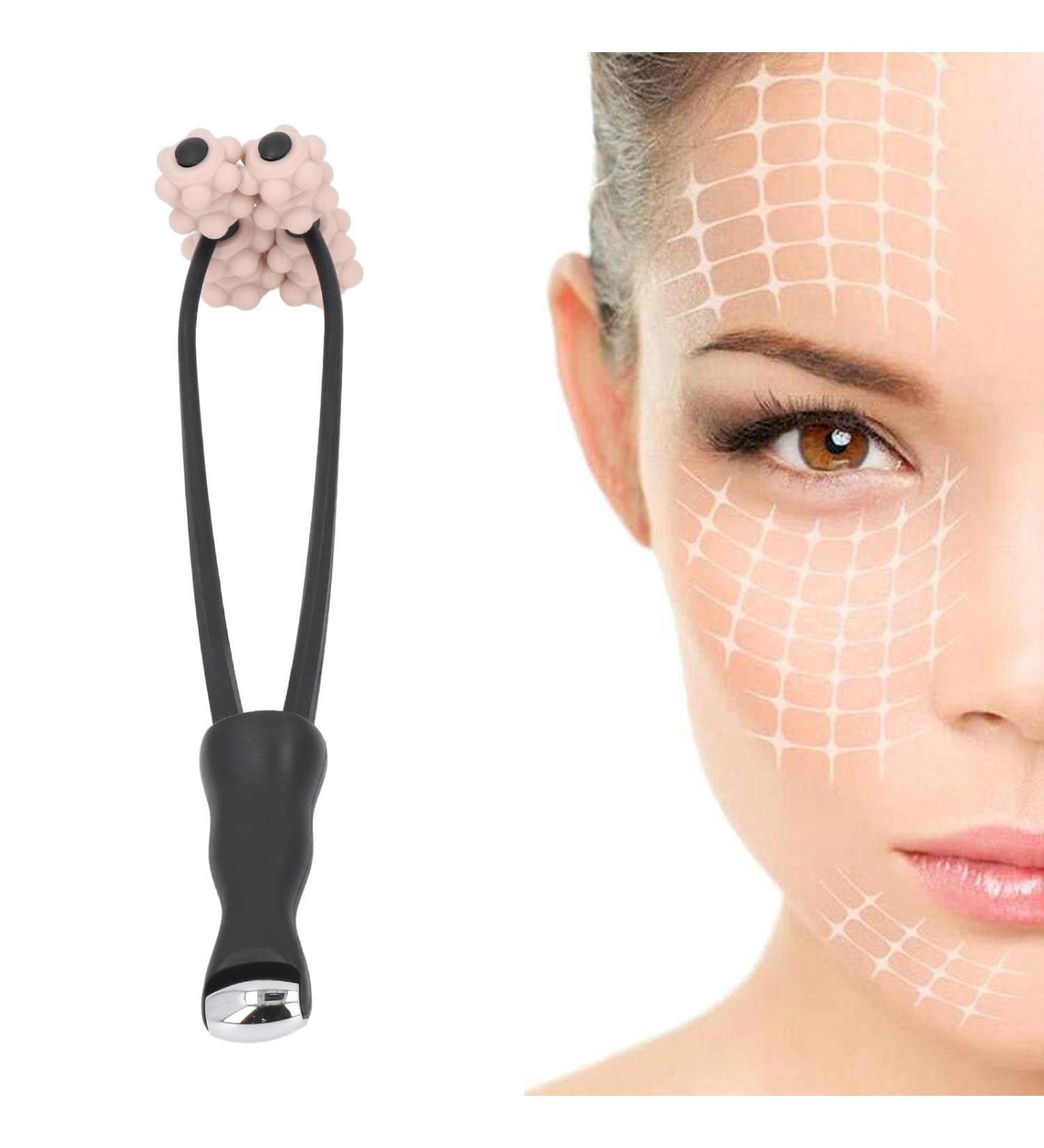 Shop 2 in 1 Ice Roller for Face & Eye - Firming Massage Tool for Stress Relief & V-Shaped Lifting | International Shipping Available - Buy Online on SooperMarket.com