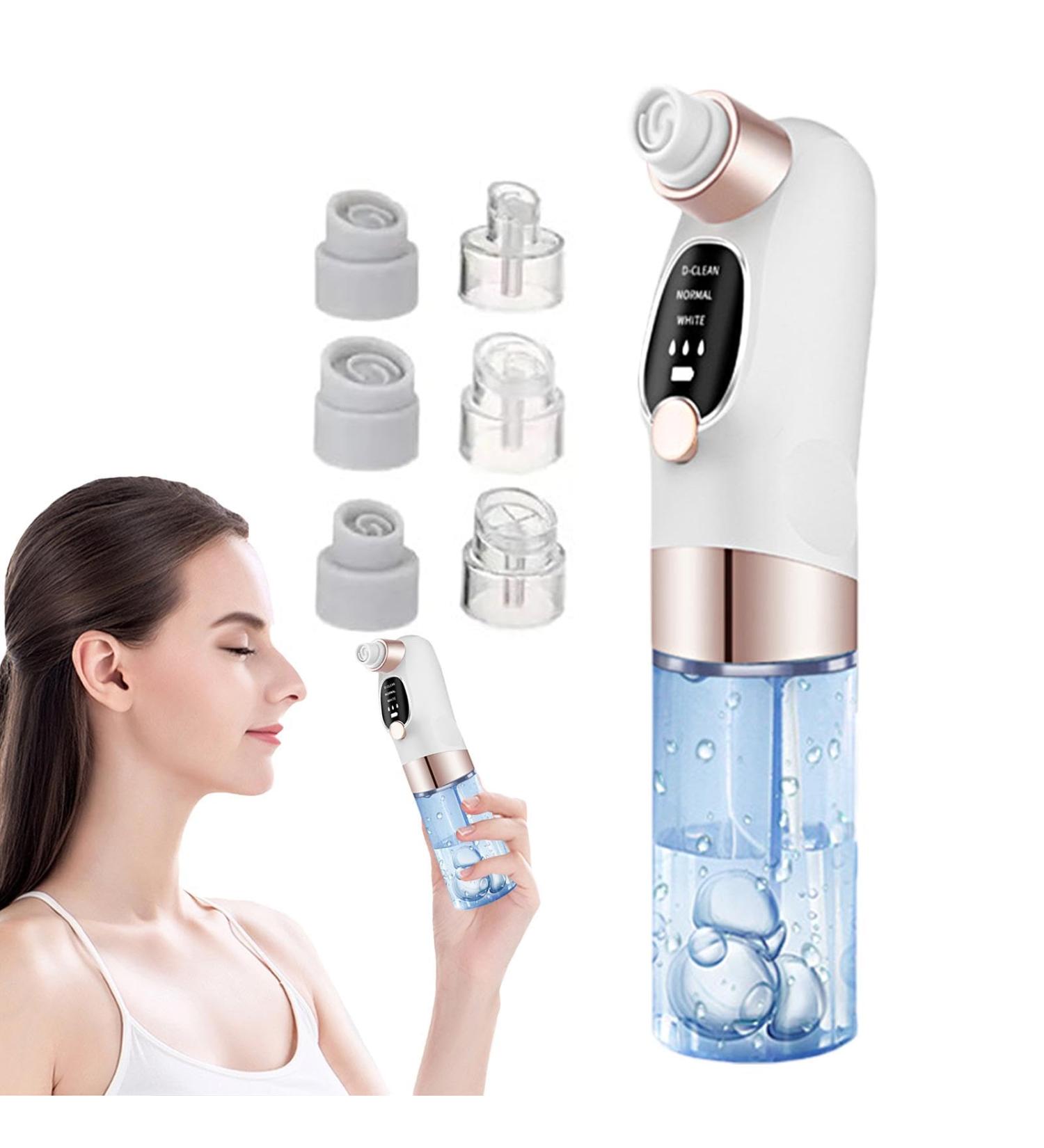 Visiblurry Electric Black Head Remover - Electric Extractor Tool Adjustable Rechargeable Remover with 6 Suction for Skincare for Women and Men - Buy Online on SooperMarket.com