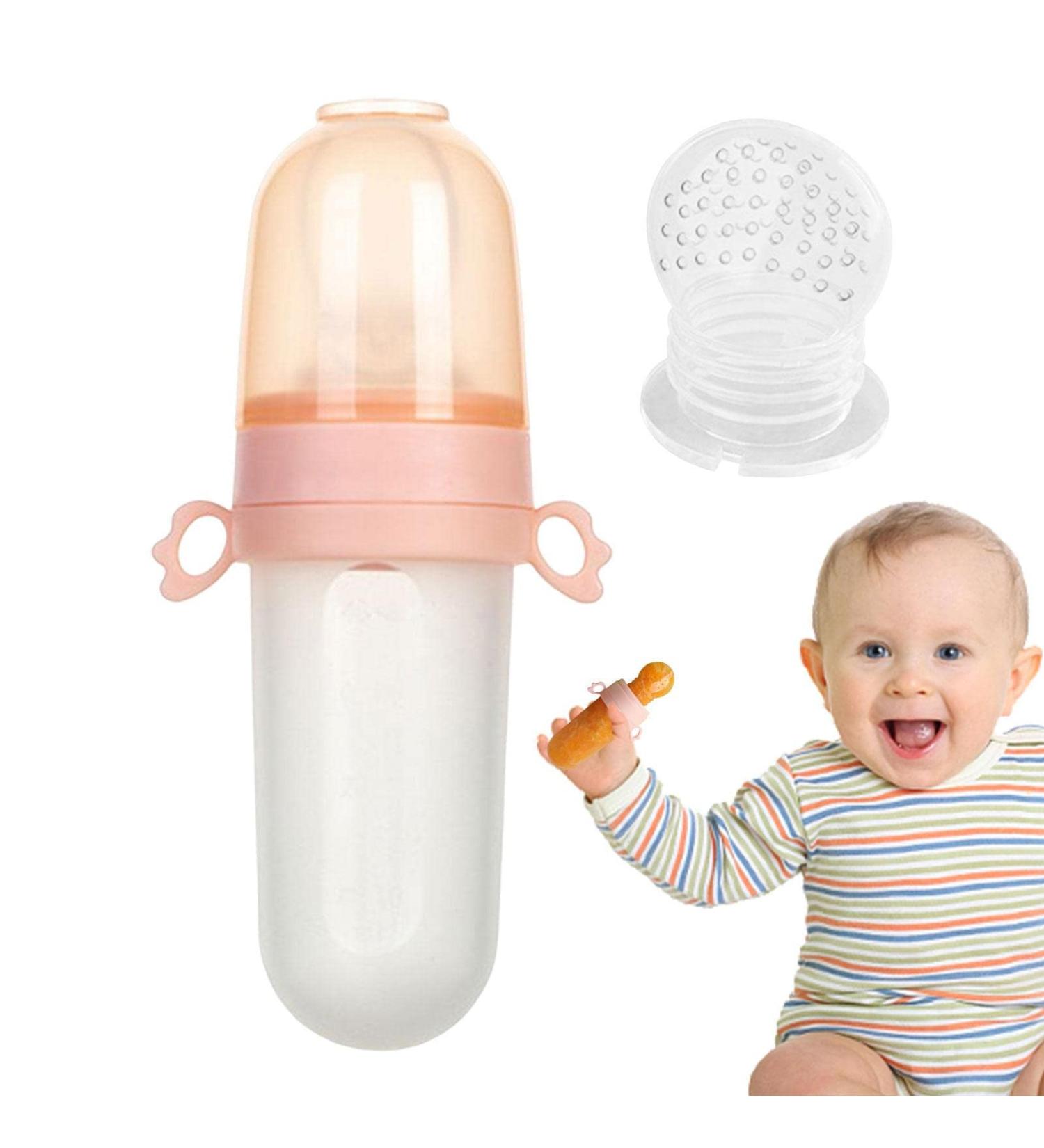 Baby Mesh Feeder & Silicone Fruit Pacifier | Teething Relief Toys for Babies - Buy Online on SooperMarket.com