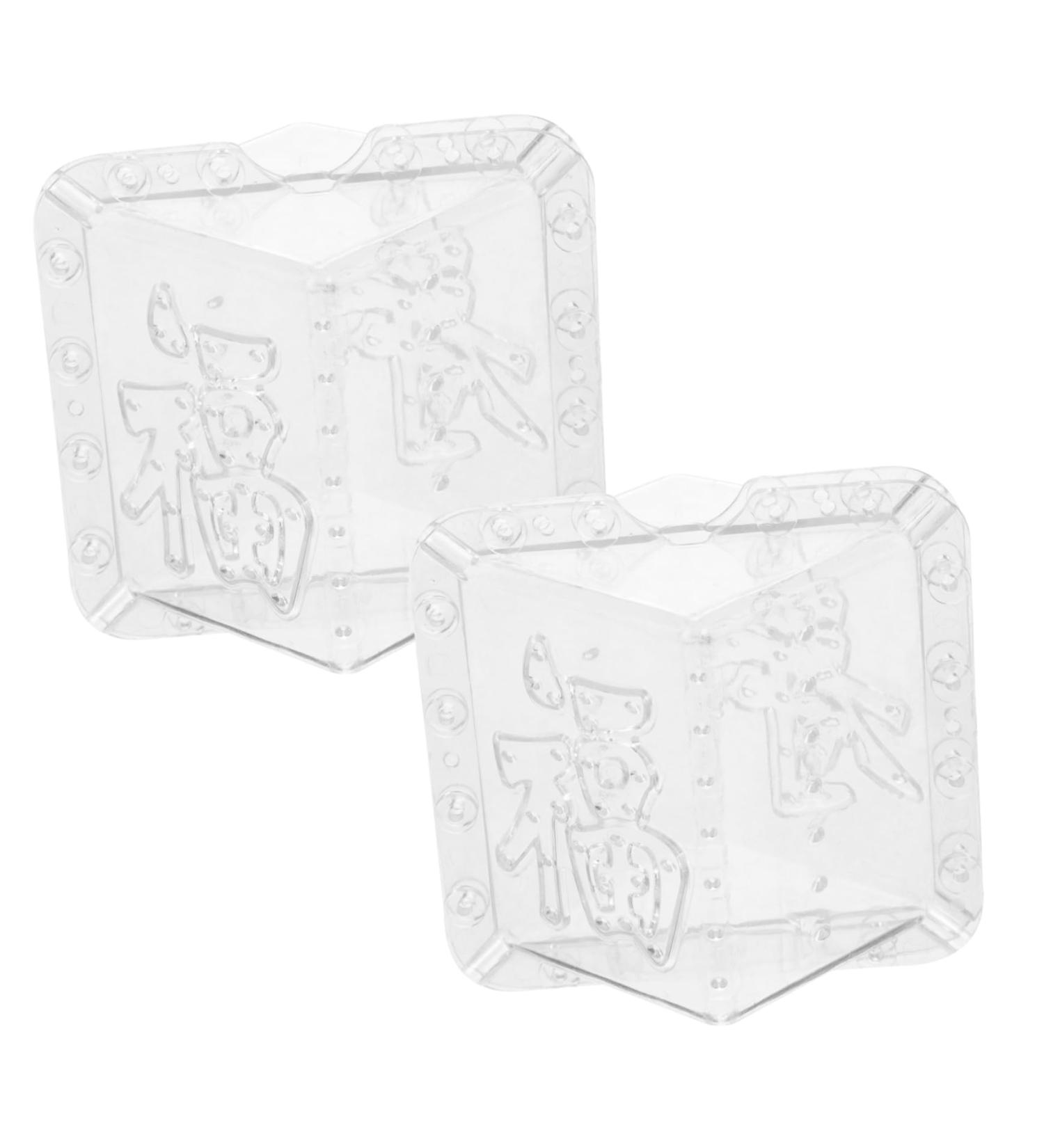 Kisangel 6 Pcs Square Apple Molds Vegetable Growth Mold Growing Fruit Mold Shaper Mould Cover Stereotypes - Buy Online on SooperMarket.com