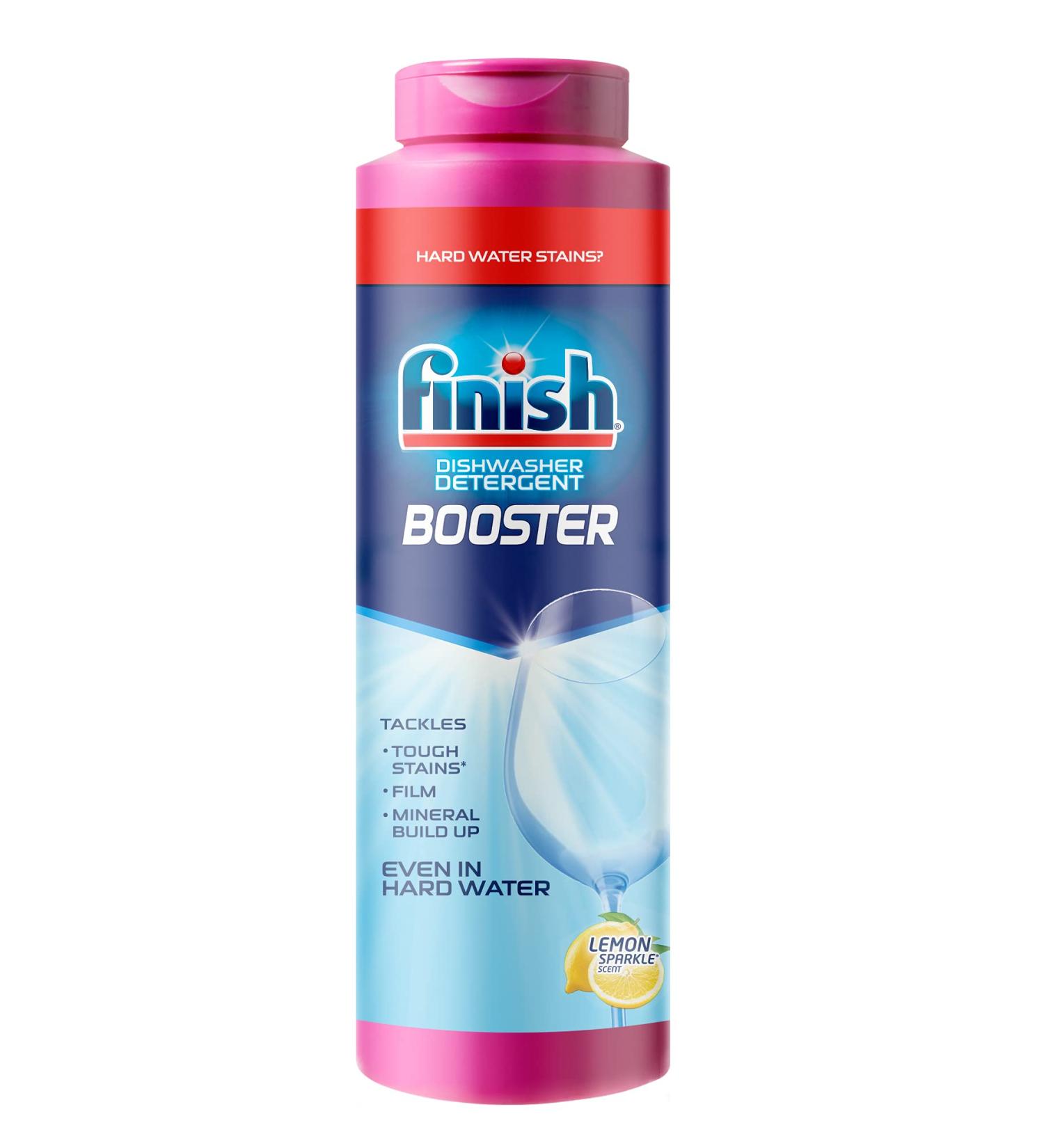 Finish Hard Water Booster Powder - Lemon Sparkle 14oz - Buy Online on SooperMarket.com