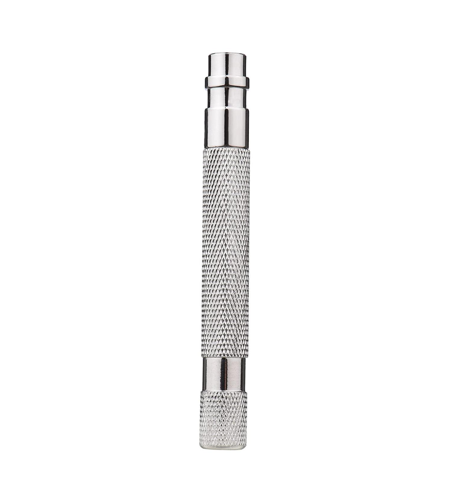 Xiaoxin Stainless Steel Shaving Handle | Double Edge Safety Razor Replacement | Manual Mustache Remover Accessories | Premium Silver Shaver Handle - Buy Online on SooperMarket.com