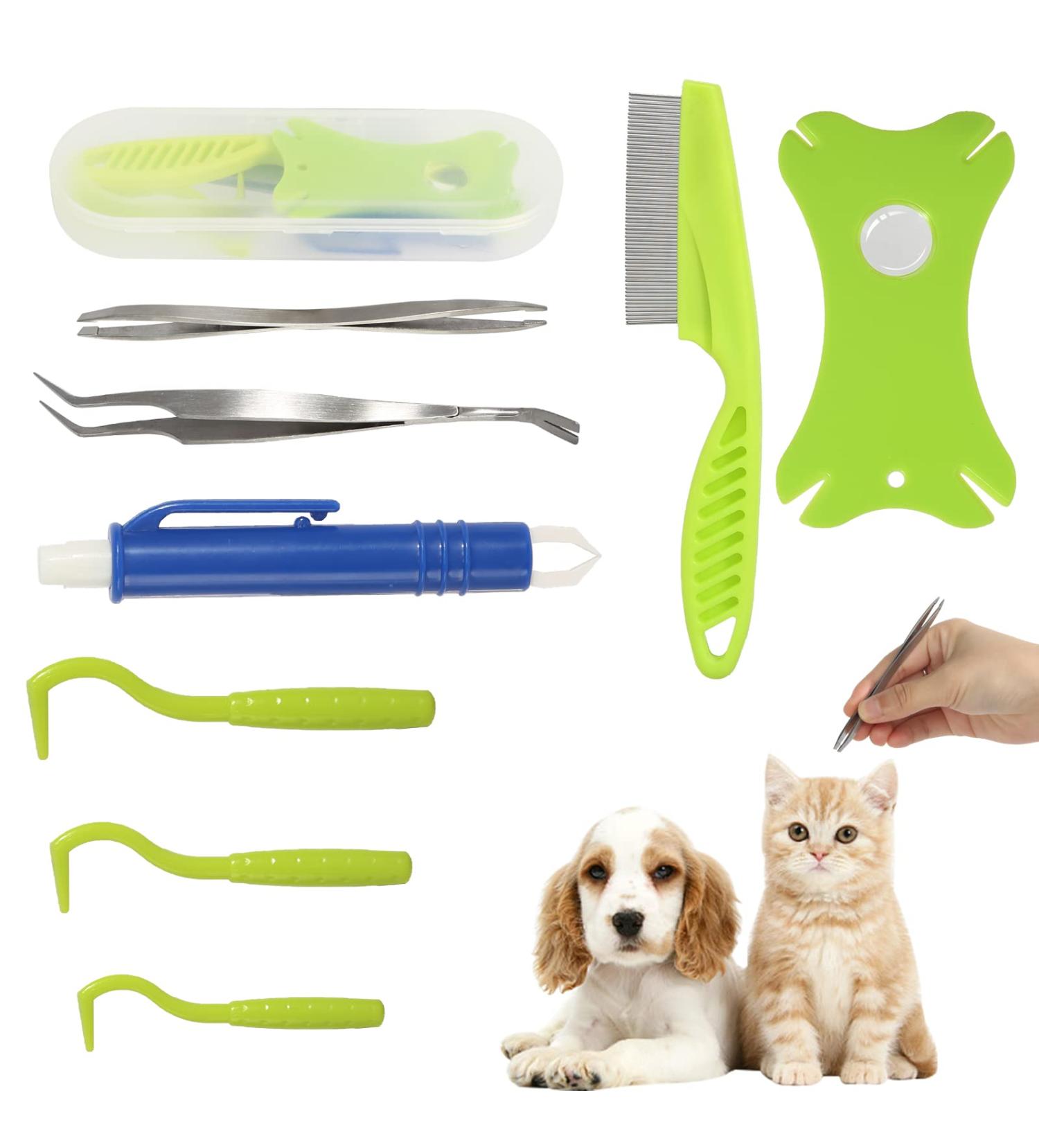 Xin ZHAO 9-in-1 Ticking Pliers Set with Case - Essential Tick Removal Tools for Humans & Dogs - Buy Online on SooperMarket.com
