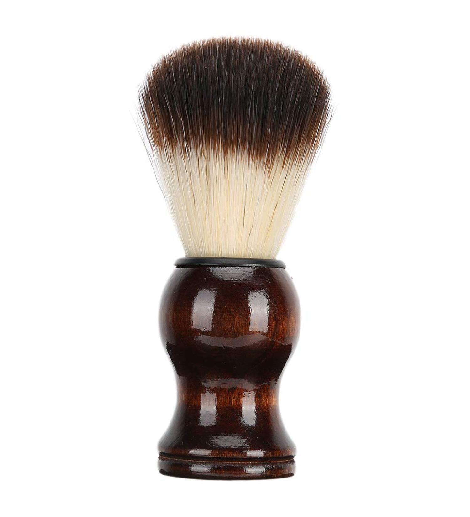 Ankroyu Portable Men's Shaving Brush - Facial Cleaning Foam Razor Brush & Beauty Tool for Beard Care - Buy Online on SooperMarket.com