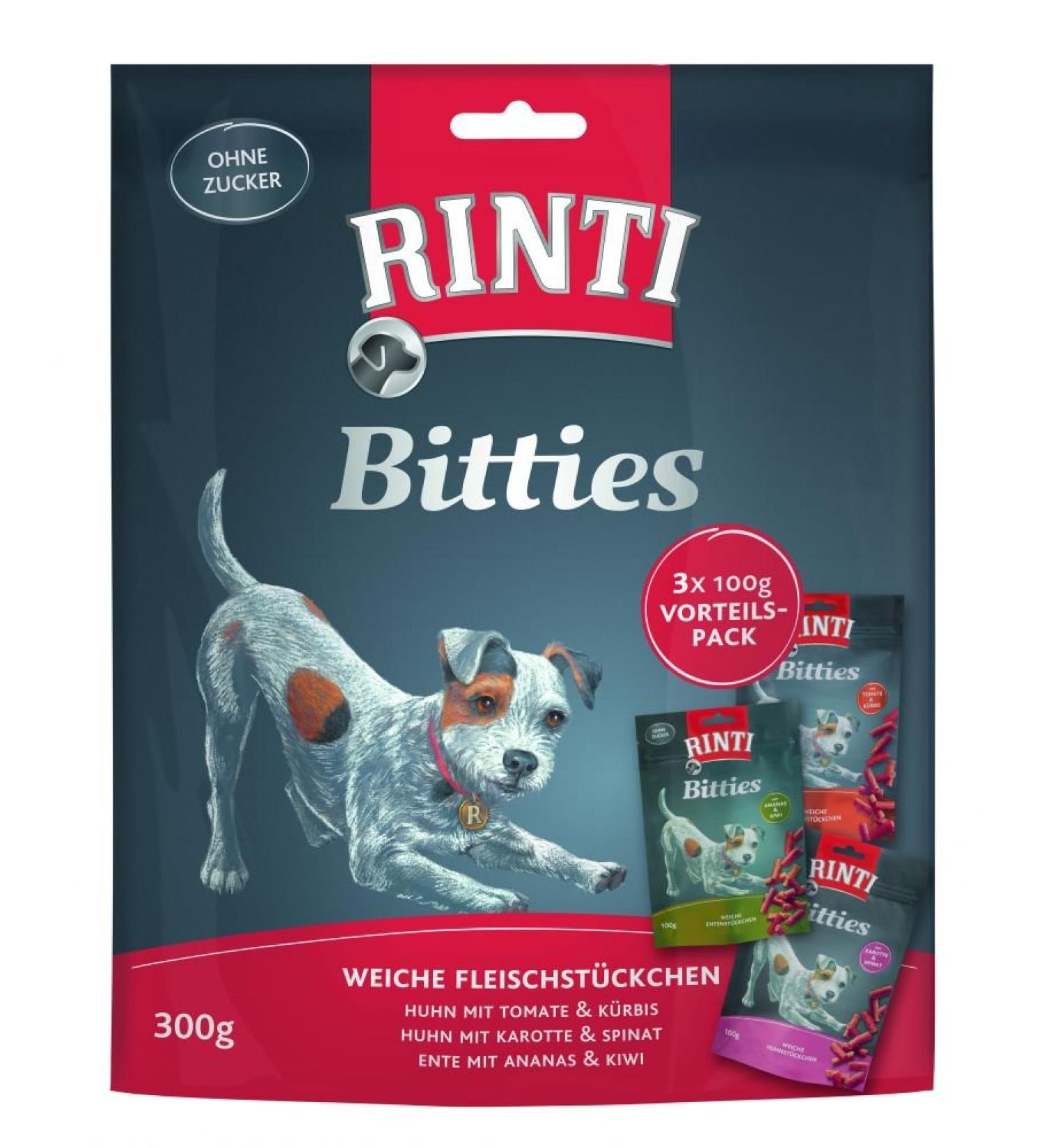 Rinti EXTRA Bitties Multipack with 3 varieties 3x100g Size 8 x 300g