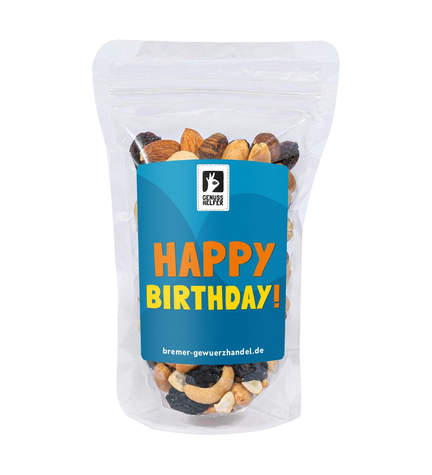 Bremer Spice Trade Happy Birthday Nut Mix 175g Gourmet Blend of Peanuts Wineberries Cashews Almonds & Hazelnuts Perfect Student Snack | International Shipping - Buy Online on SooperMarket.com