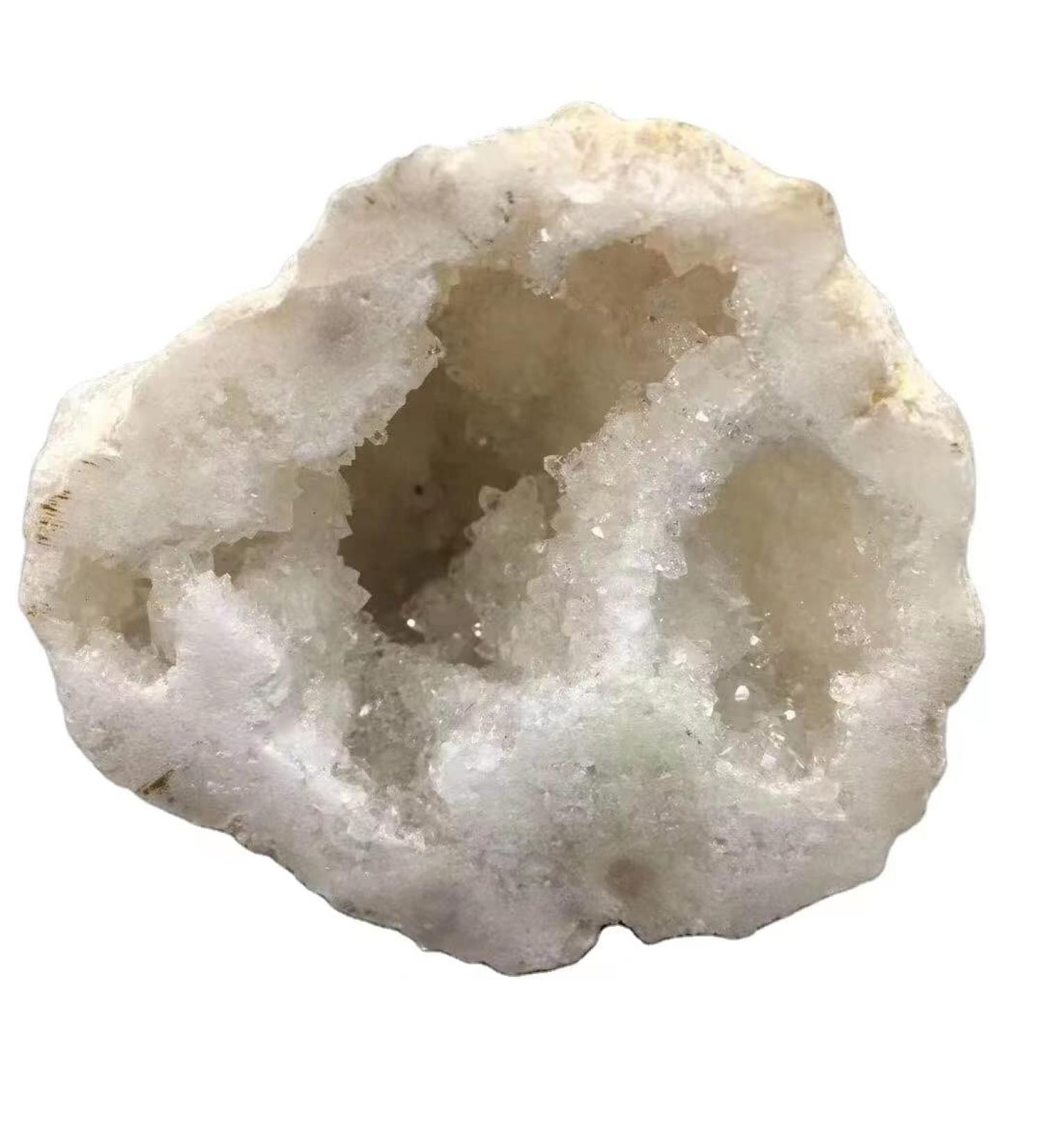 Natural Crystal Rough Raw Agate White Agate Geodes Wholesale Large Natural Crystal Stone for 1PC - Buy Online on SooperMarket.com