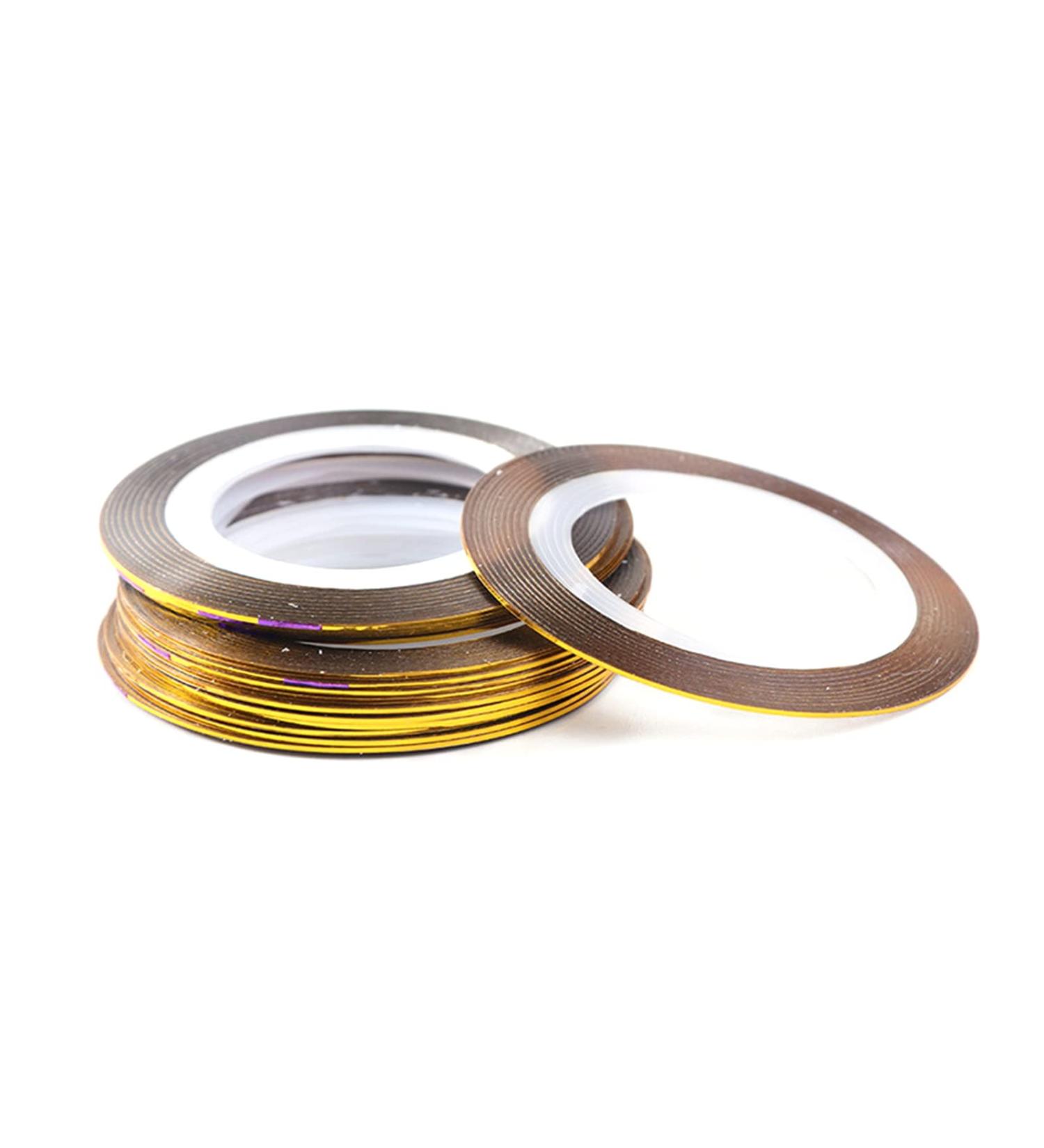 Worparsen Nail Accessories Manicure Line Striping Tape Luxury Creative Golden - Buy Online on SooperMarket.com