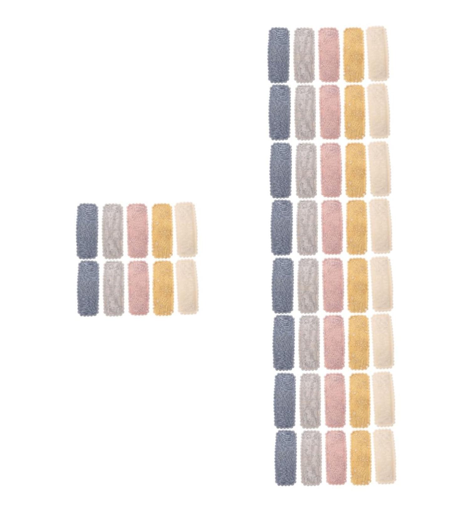 ABOOFAN 25 Pairs Hairpin Hair Snap Hair Clips Small Decorative Hair Clips Metal Hair Clips Mall Hair Barrettes Hair Barrettes for Women Hair Clips for Women Wedding Girl Cloth Headgear - Buy Online on SooperMarket.com