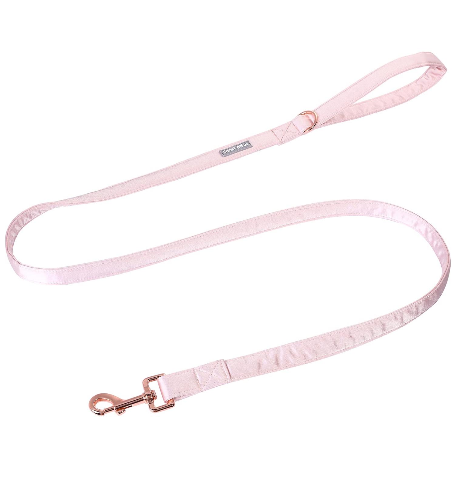 Lionet Paws Dog Leash - Silk Leash for All Dog Sizes | Matching Collars in Pink for Boys & Girls | Ideal XS Dog Leash (Pack of 1) - Buy Online on SooperMarket.com