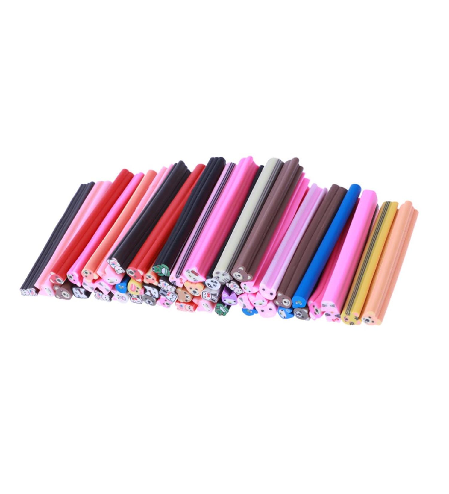 Healeved 50pcs Nail Art Stickers DIY Nail Art Fingertip Nail Rings Sticks Scrapbooks Nailart Manicure Nails Stickers Customizable Spray Talcum Scrapbook Book Decorate 3D Polymer Clay medium As Shown - Buy Online on SooperMarket.com