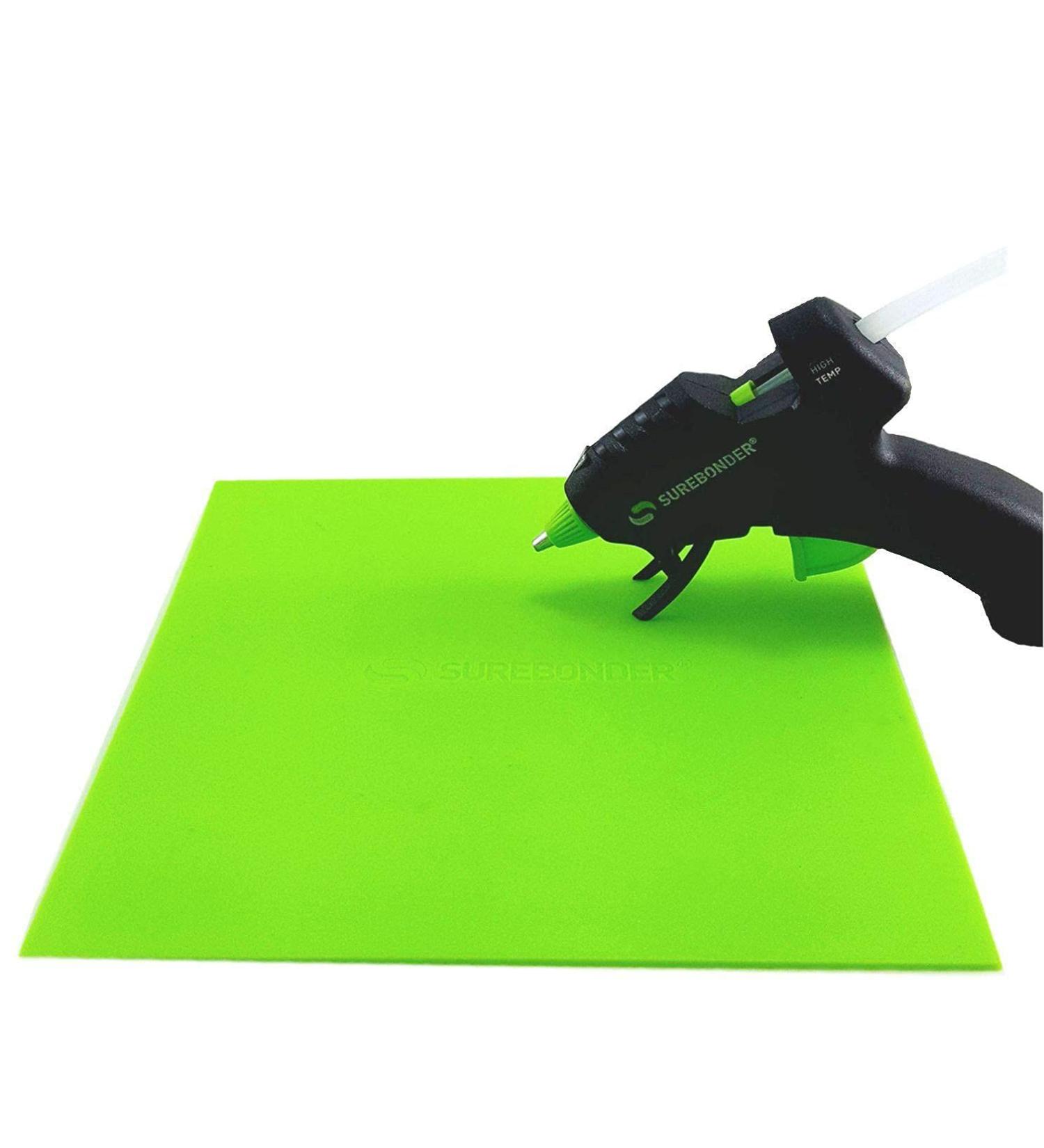 Surebonder Silicone Pad for Hot Glue Gun Projects - Heat Resistant & Flexible Surface for Easy Cleanup - Ideal for Tracing - Size 8 x 8 - Buy Online on SooperMarket.com