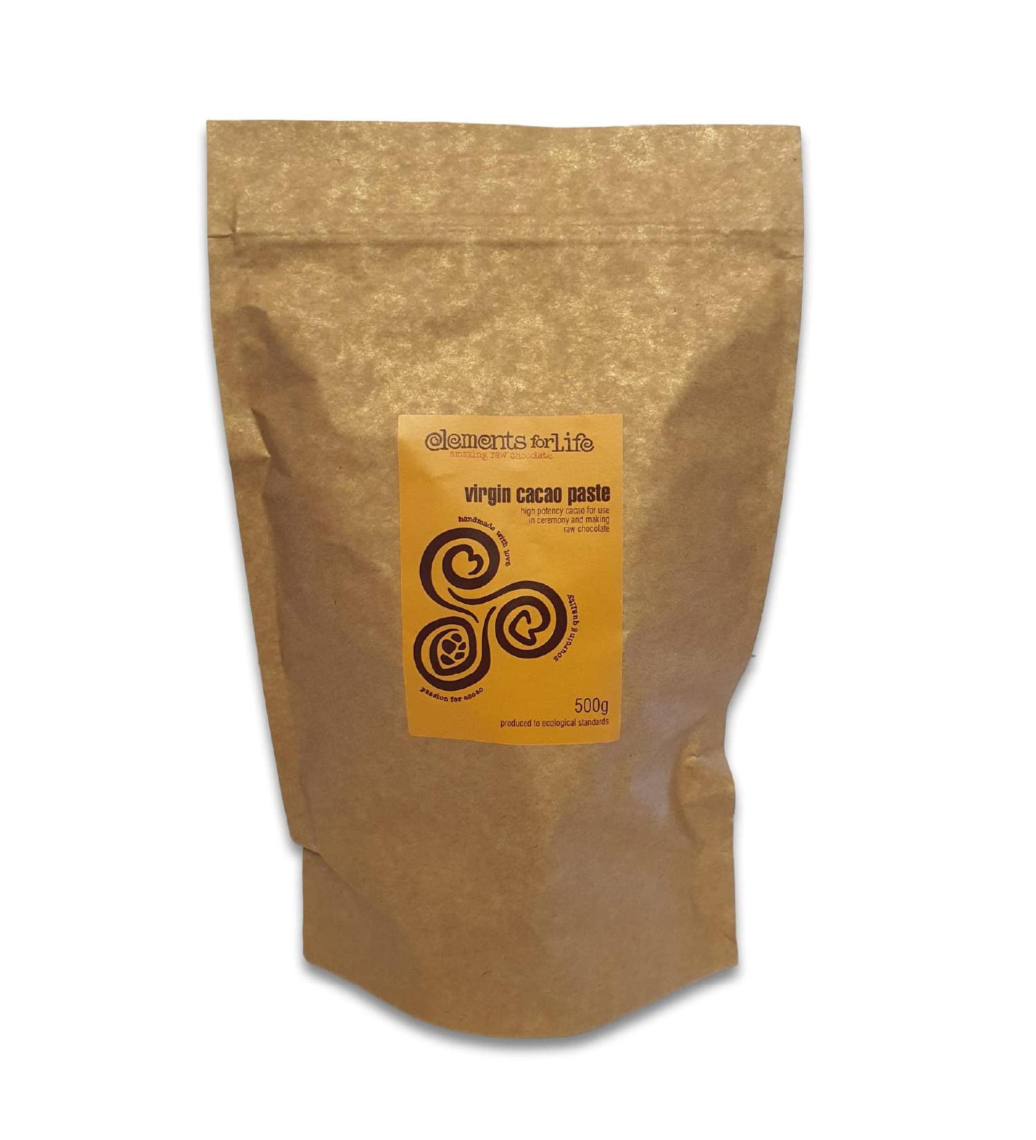 Virgin Ceremonial Cacao Paste - 250g | Ethically Sourced Premium Chocolate | Vegan & Gluten-Free - Buy Online on SooperMarket.com