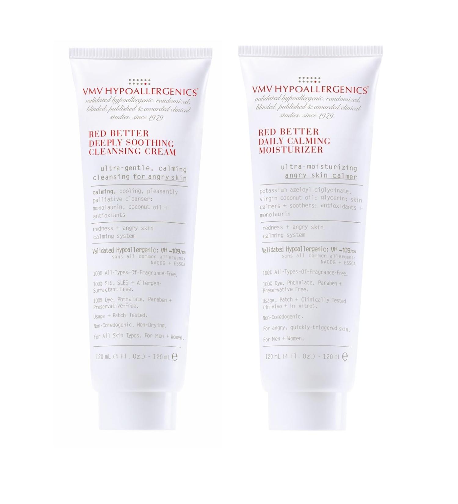Red Better Regimen: Soothing Cleansing Cream & Calming Moisturizer 120ml - International Shipping Available - Buy Online on SooperMarket.com