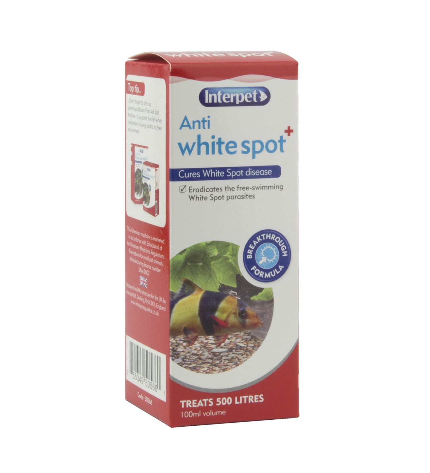 Interpet Anti White Spot Aquarium Fish Treatment 100 ml 100 ml (Pack of 1) Single